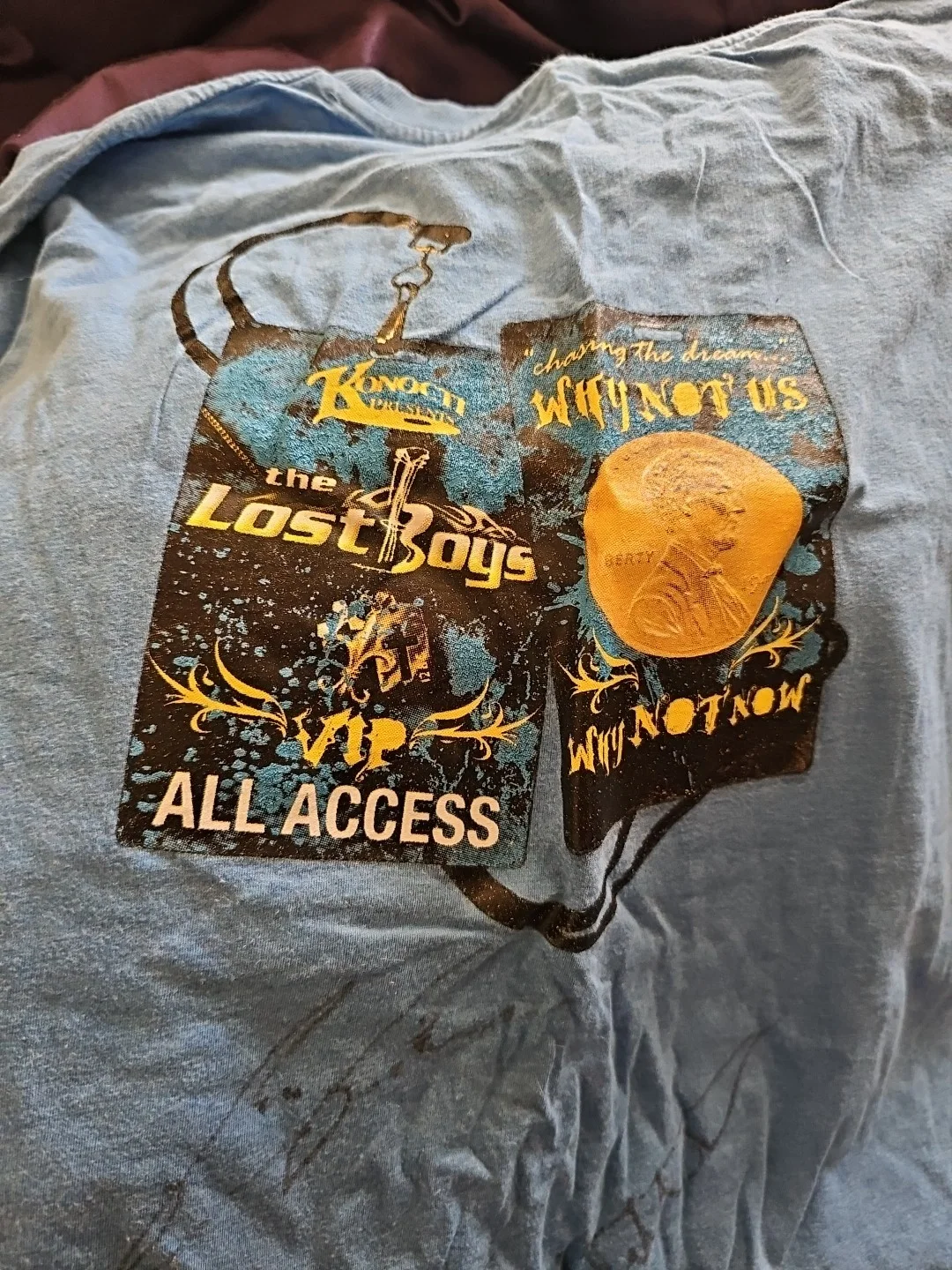 Signed Concert Tshirt Lost Boys At Konocti Harbor, image 2