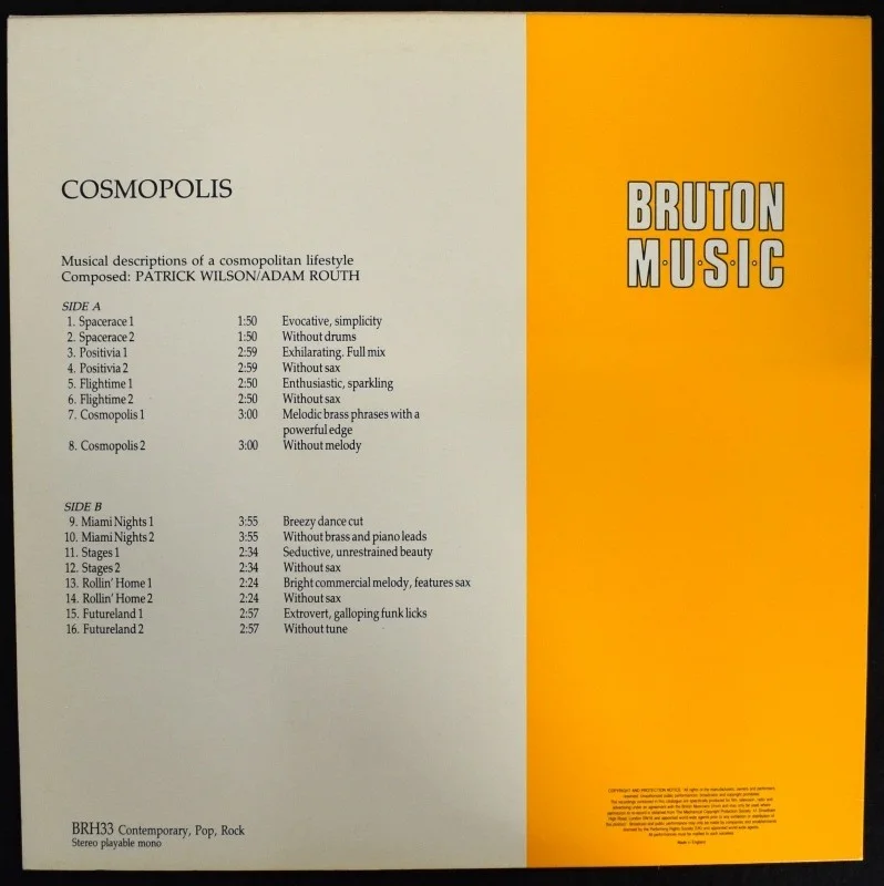 Patrick Wilson / Adam Routh - Cosmopolis [LP], изображение 3