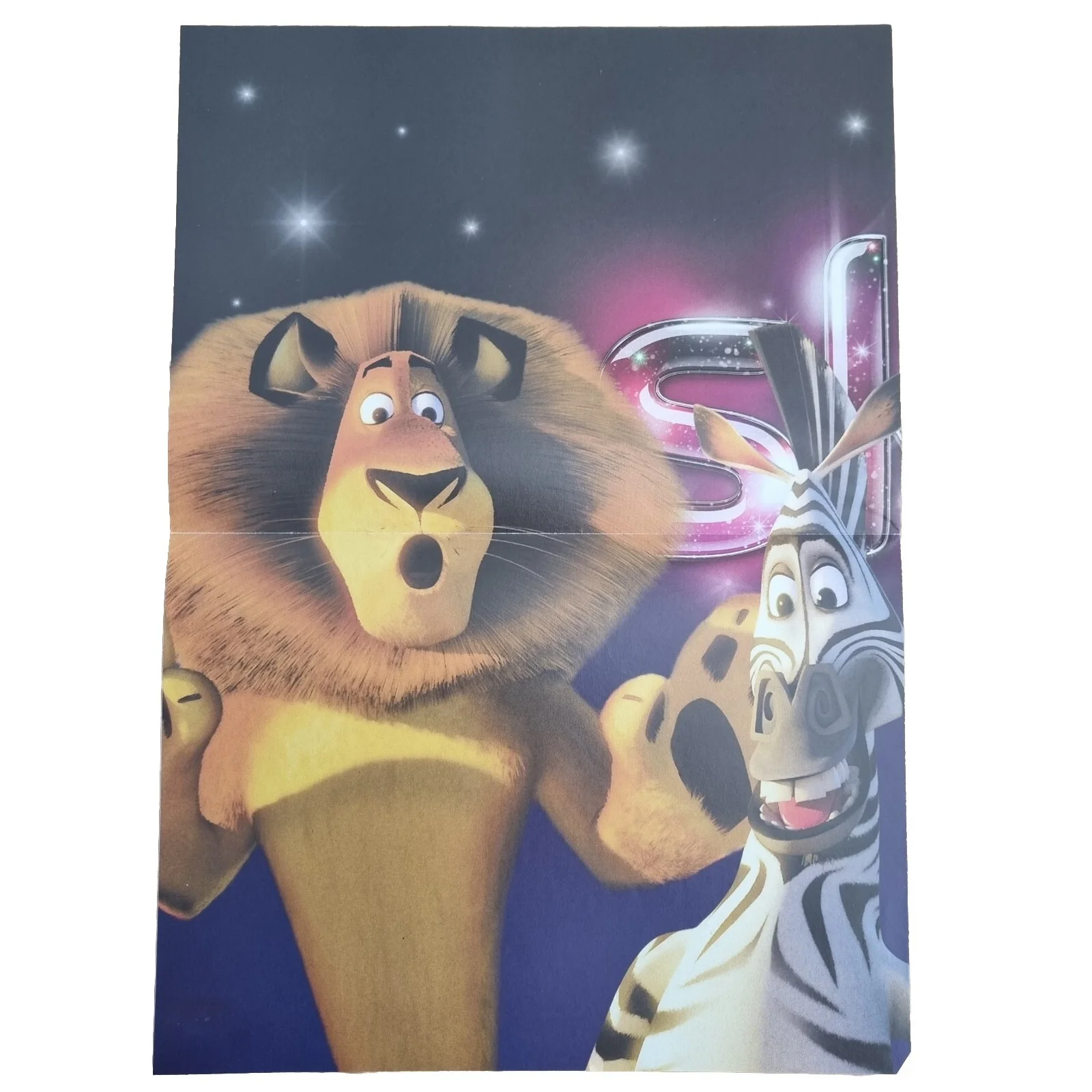 DreamWorks Madagascar Escape 2 Africa Character Sky Movies Promotional Poster A2, изображение 4