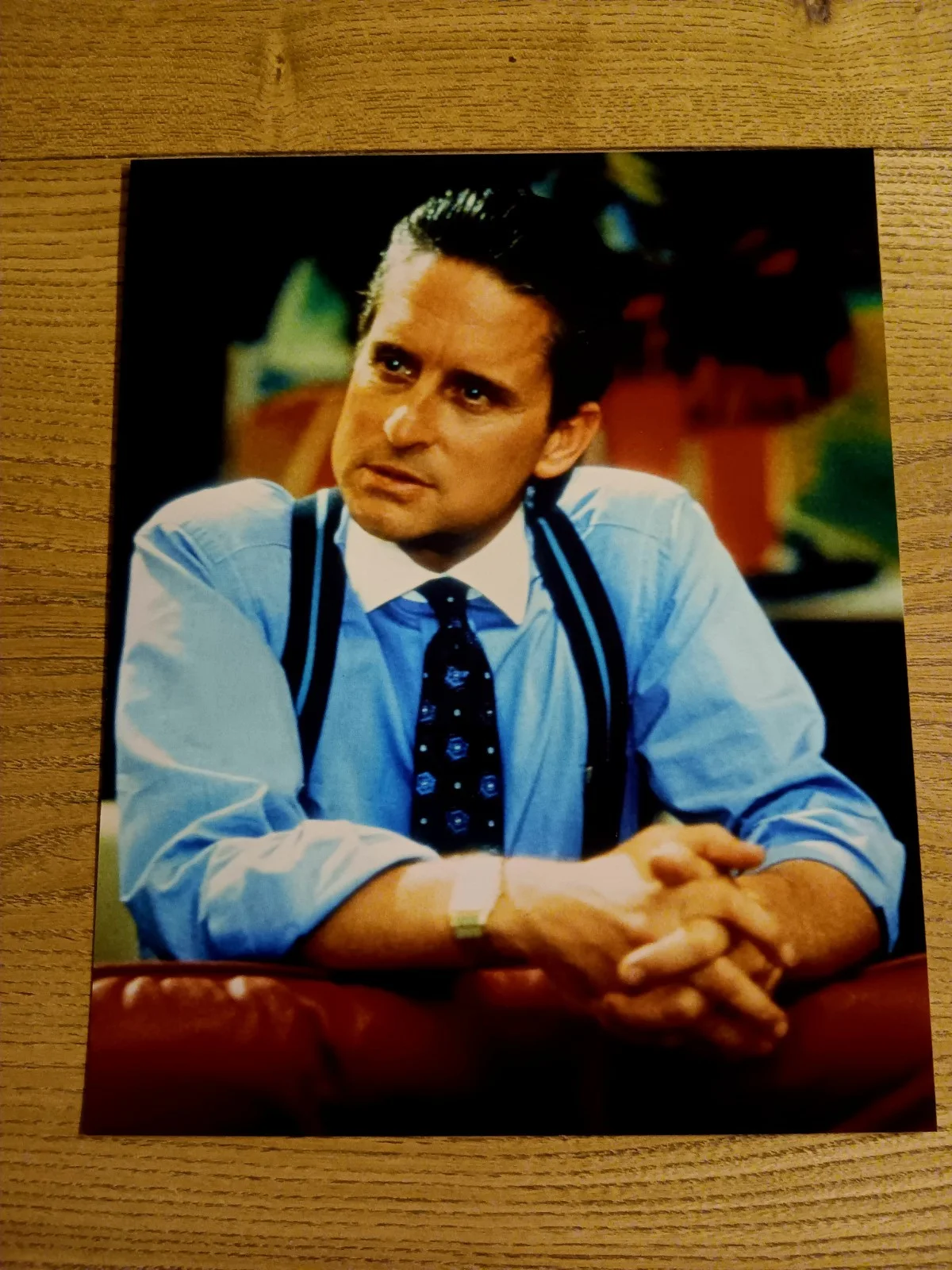 Actor Micheal Douglas As Gorden Geeko In Wall Street 8x10 Glossy Photo -Unframed, изображение 2