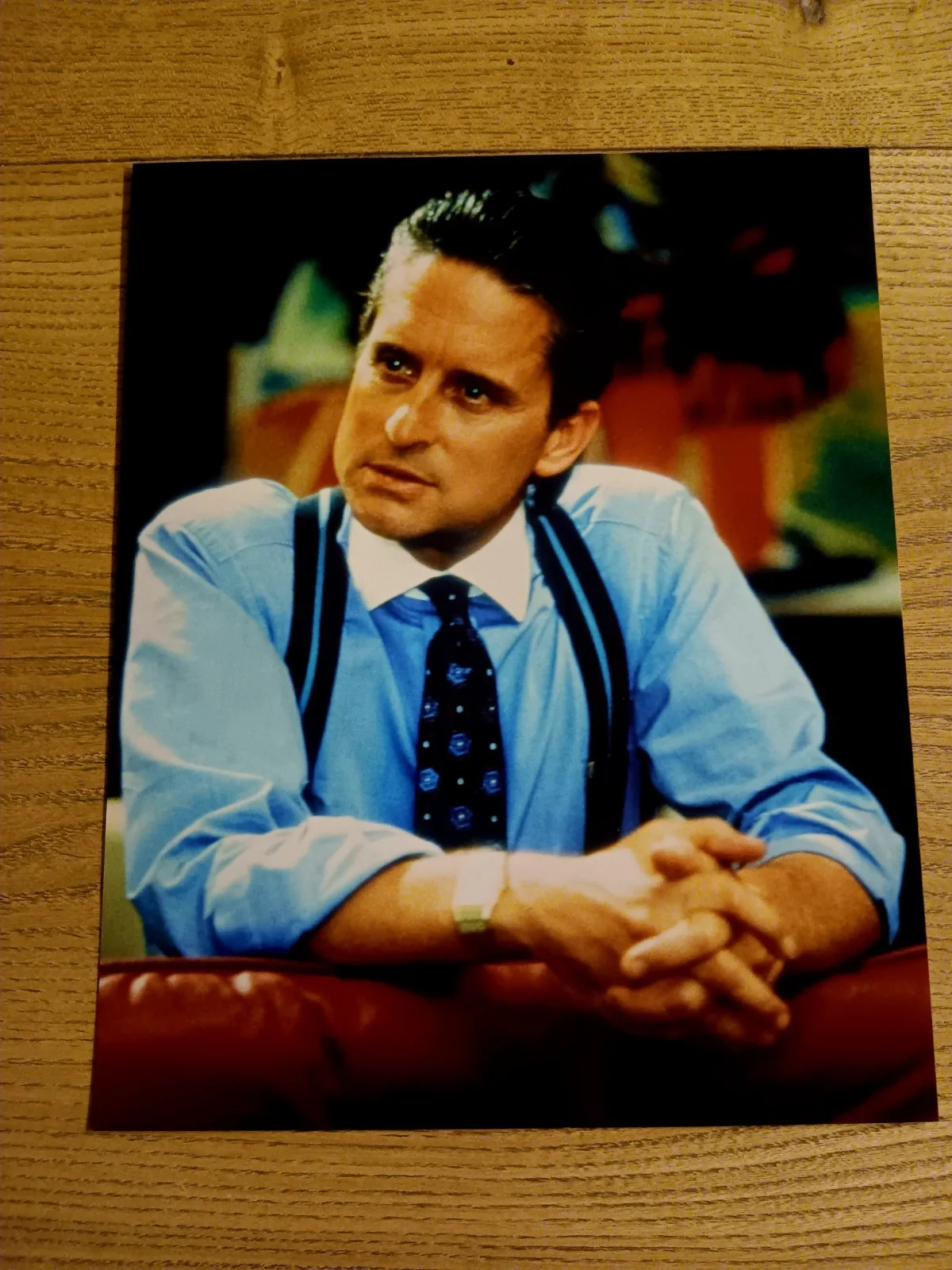 Actor Micheal Douglas As Gorden Geeko In Wall Street 8x10 Glossy Photo -Unframed, изображение 4