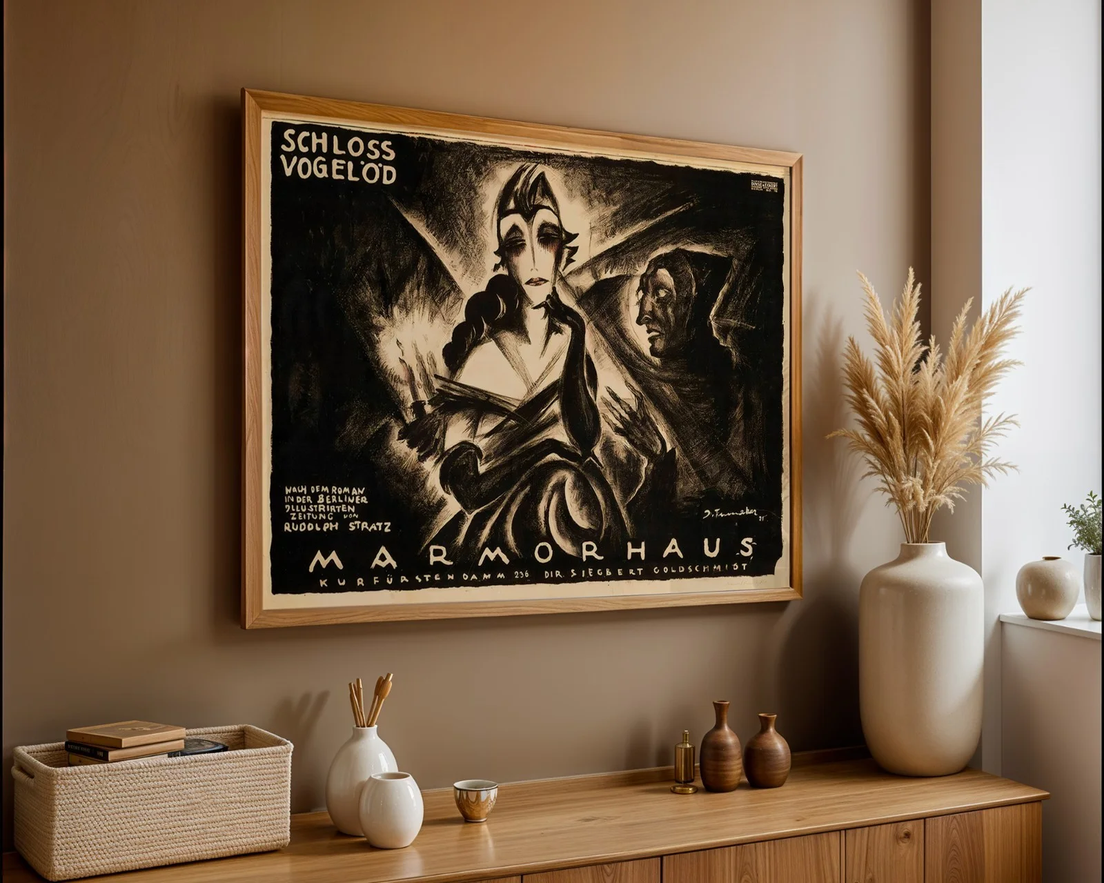 Schloß Vogelöd (The Haunted Castle) - 1921 German Silent Horror 50" x 35", изображение 3