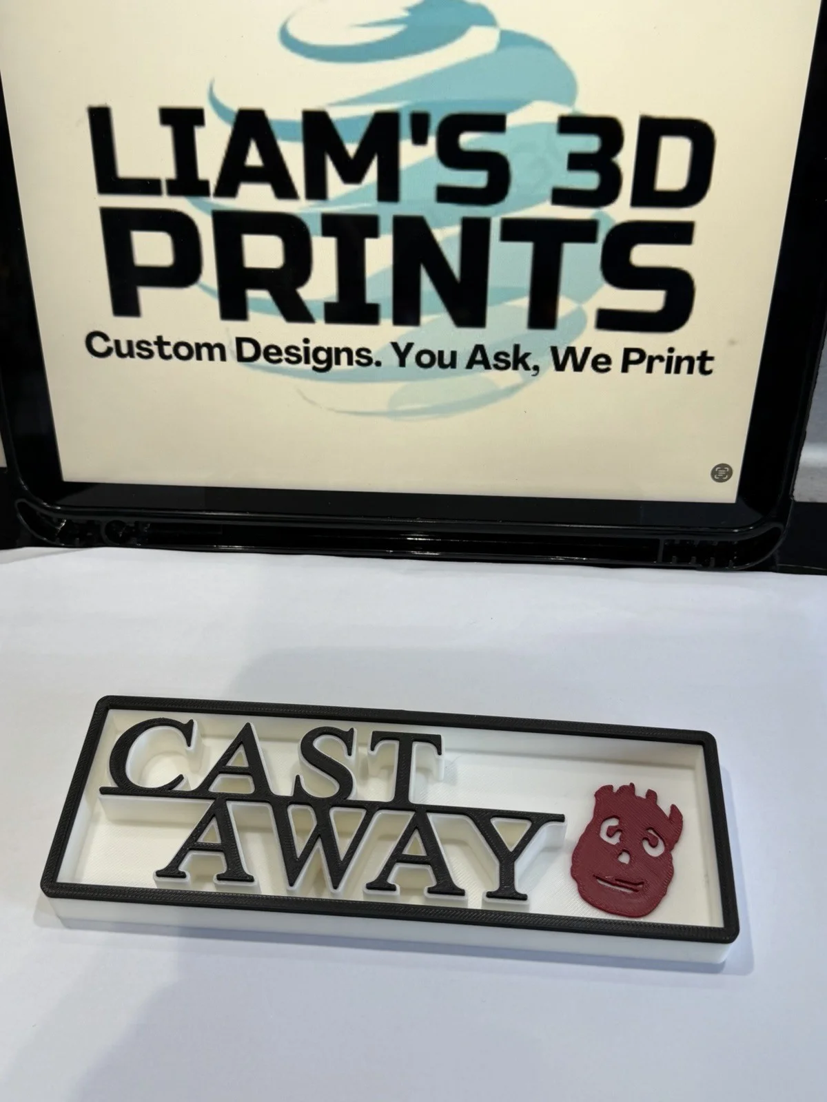 Decorative Cast away Film Logo Sign Display Cinema s 17.5cm L 22cm, изображение 3