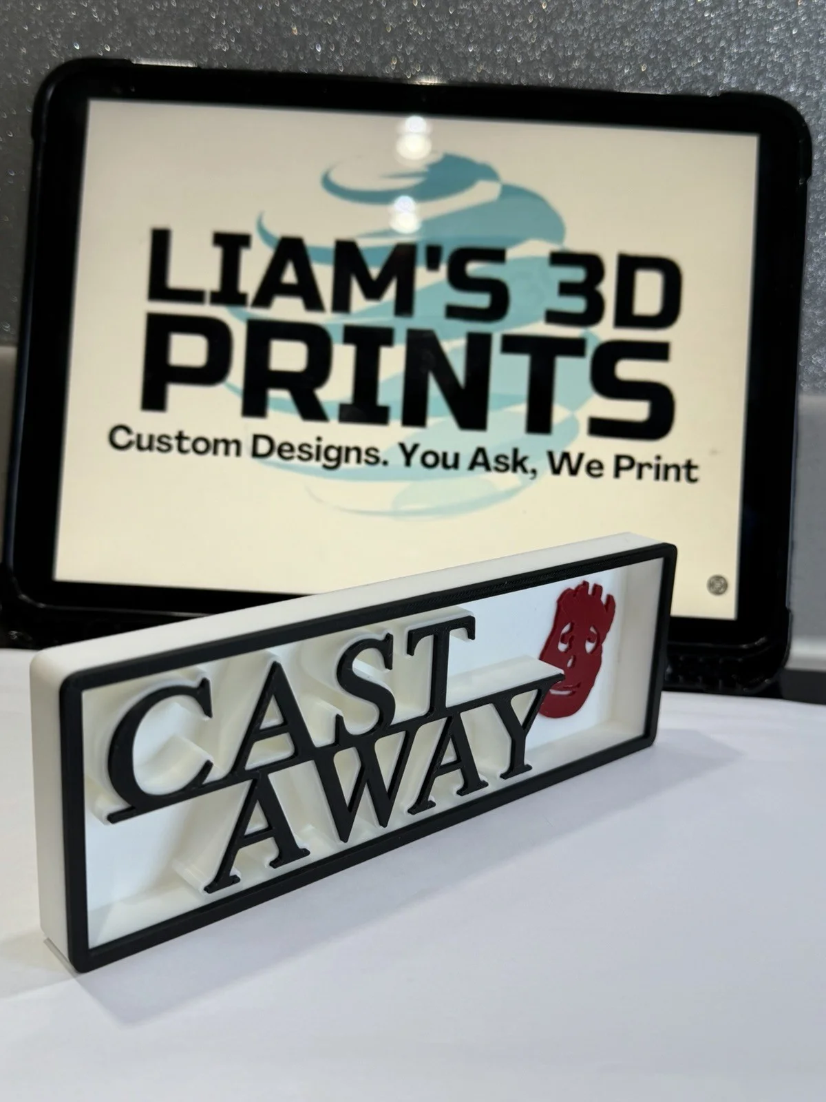 Decorative Cast away Film Logo Sign Display Cinema s 17.5cm L 22cm, изображение 4