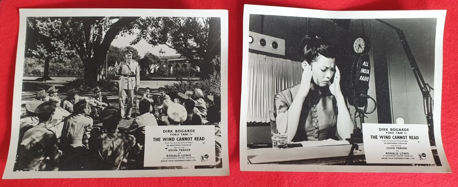 Original British FOH Still Full Set of 8 The Wind Cannot Read 1958 Dirk Bogarde, image 2