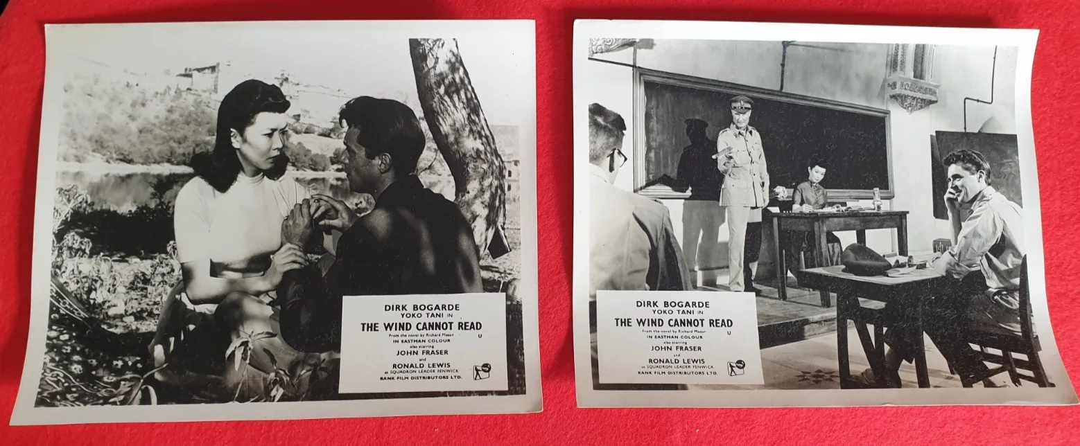 Original British FOH Still Full Set of 8 The Wind Cannot Read 1958 Dirk Bogarde, image 3