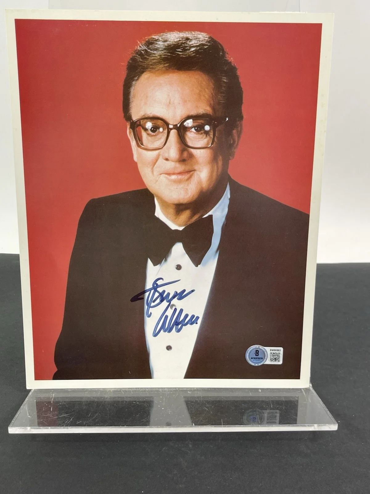 Steve Allen — Steve Allen Original Tonight Show Host Hand Signed 8x10 Photo Beckett Certified