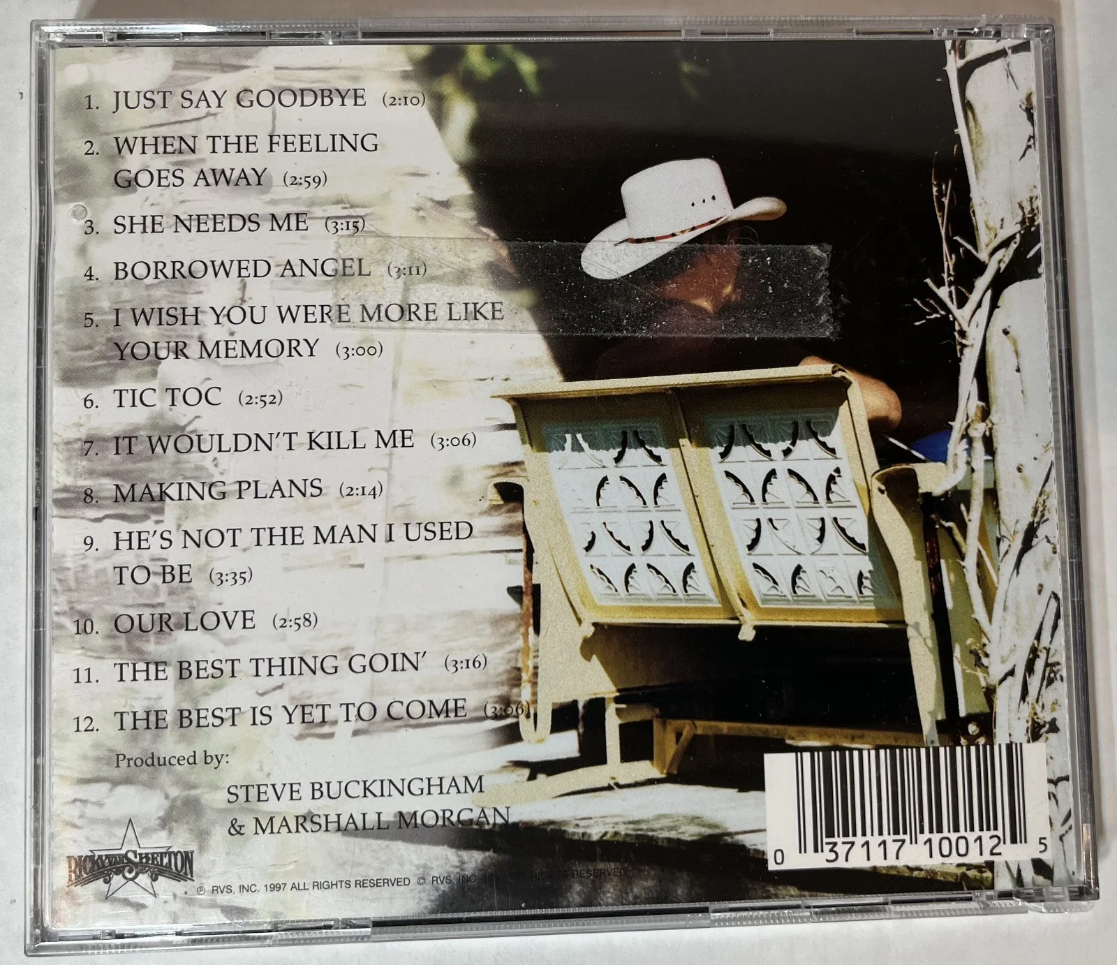 RICKY VAN SHELTON AUTOGRAPHED CD "MAKING PLANS" VG+, image 2