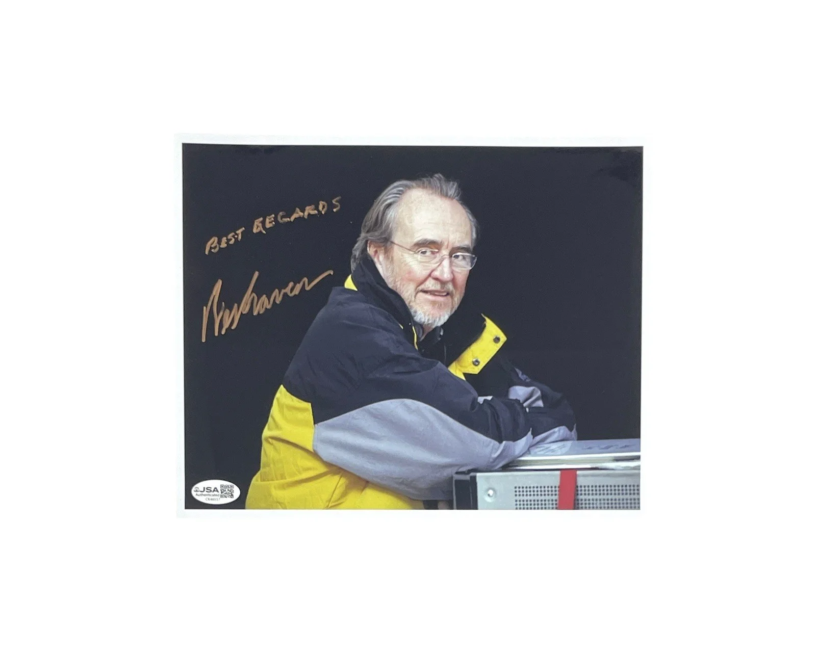 Wes Craven — Wes Craven Autographed Promo Photo Signed Scream Nightmare On Elm Street 👻 JSA, изображение 2