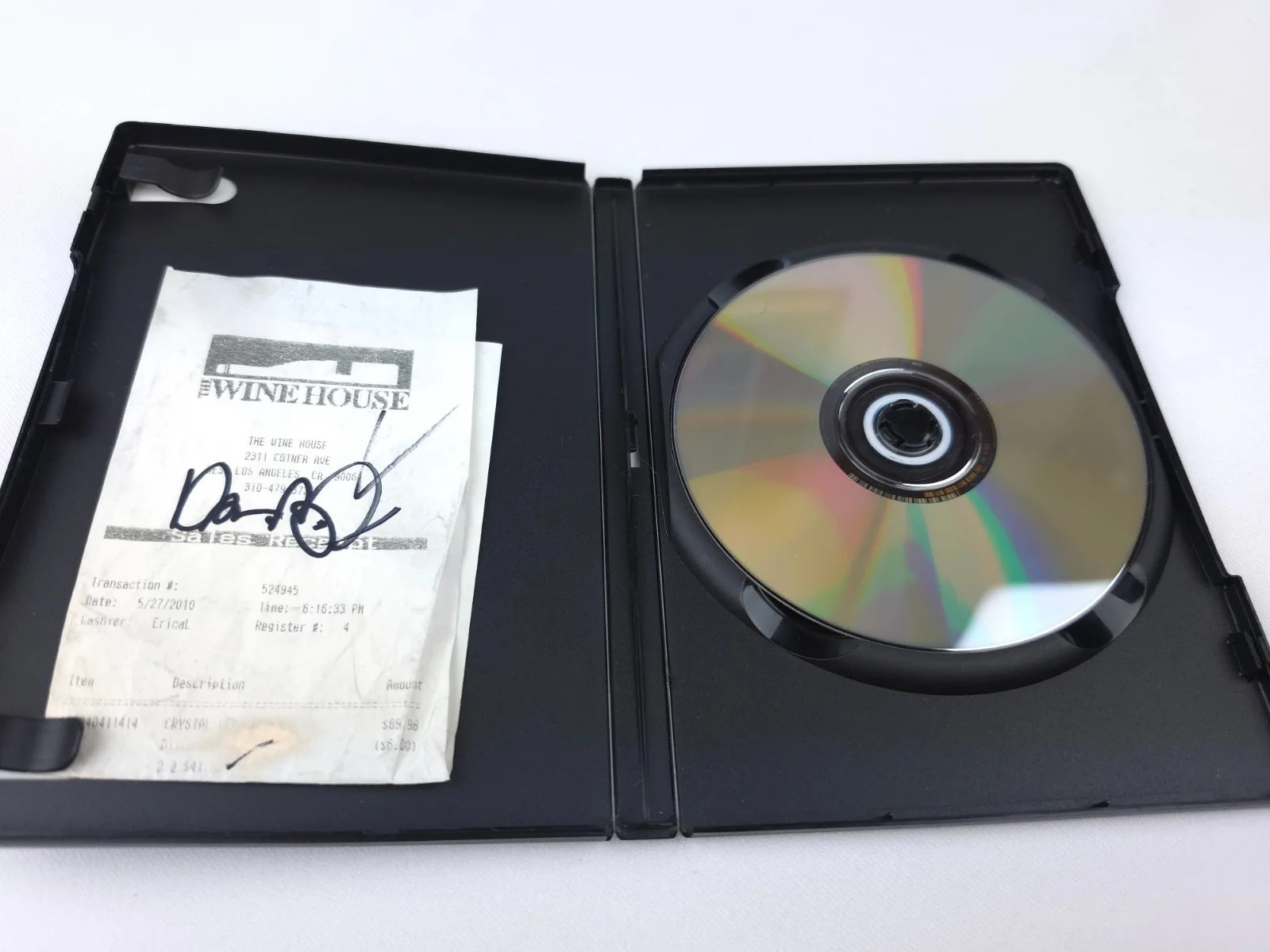 Dan Aykroyd DOUBLE Autograph DVD Blues Brothers + Crystal head Receipt Signed!!, image 3
