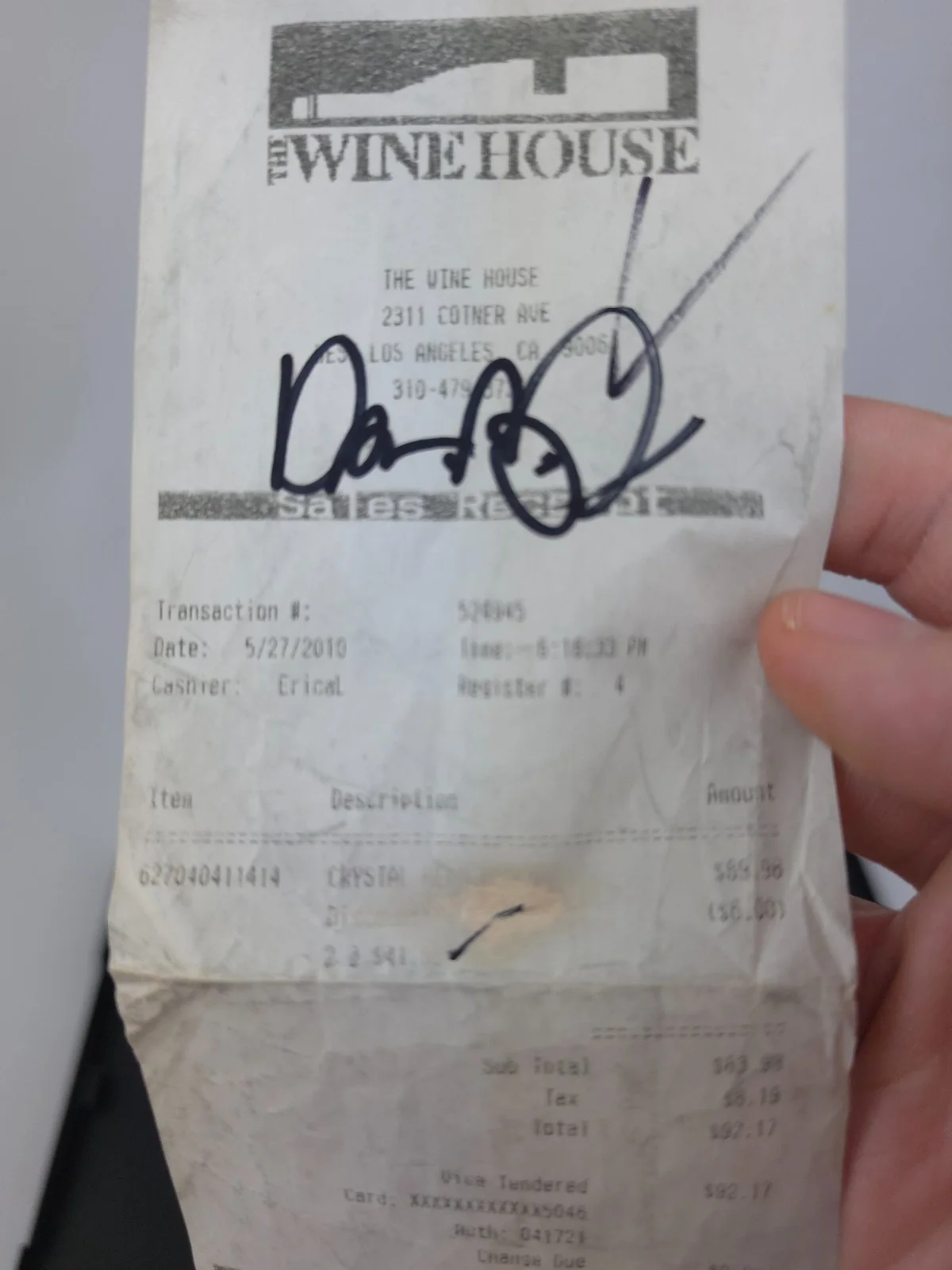 Dan Aykroyd DOUBLE Autograph DVD Blues Brothers + Crystal head Receipt Signed!!, image 4