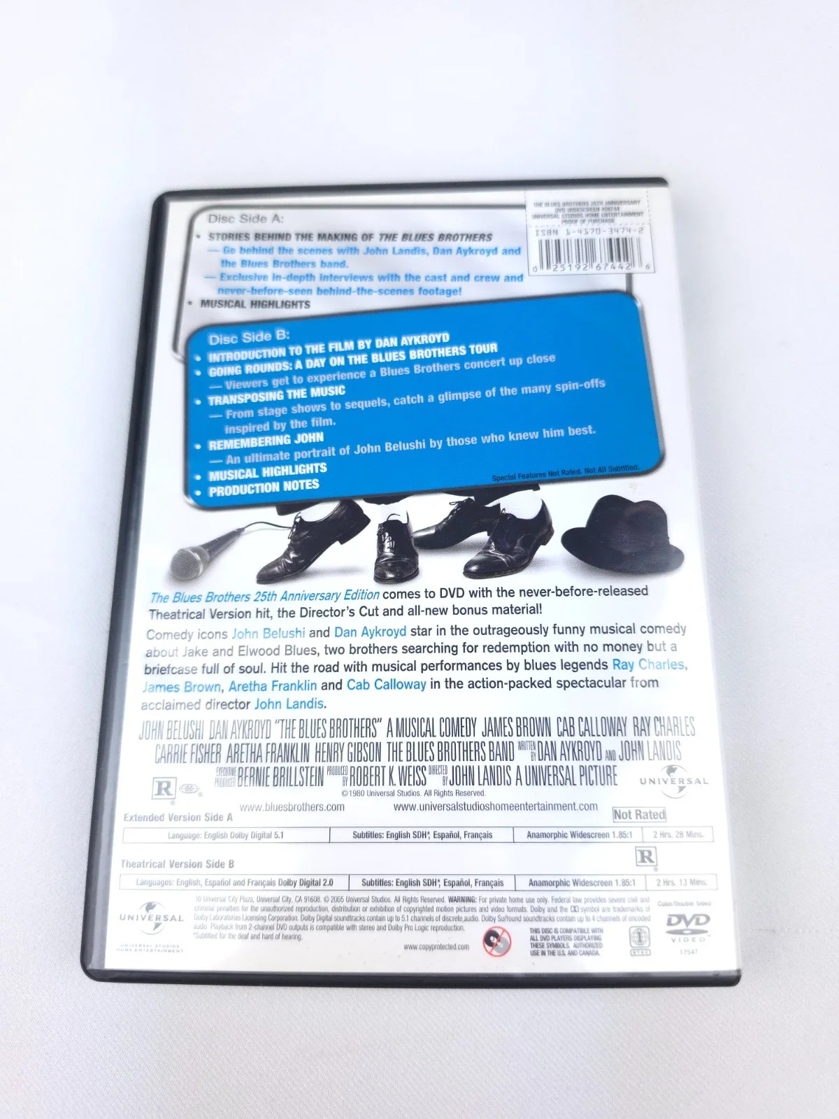 Dan Aykroyd DOUBLE Autograph DVD Blues Brothers + Crystal head Receipt Signed!!, image 5