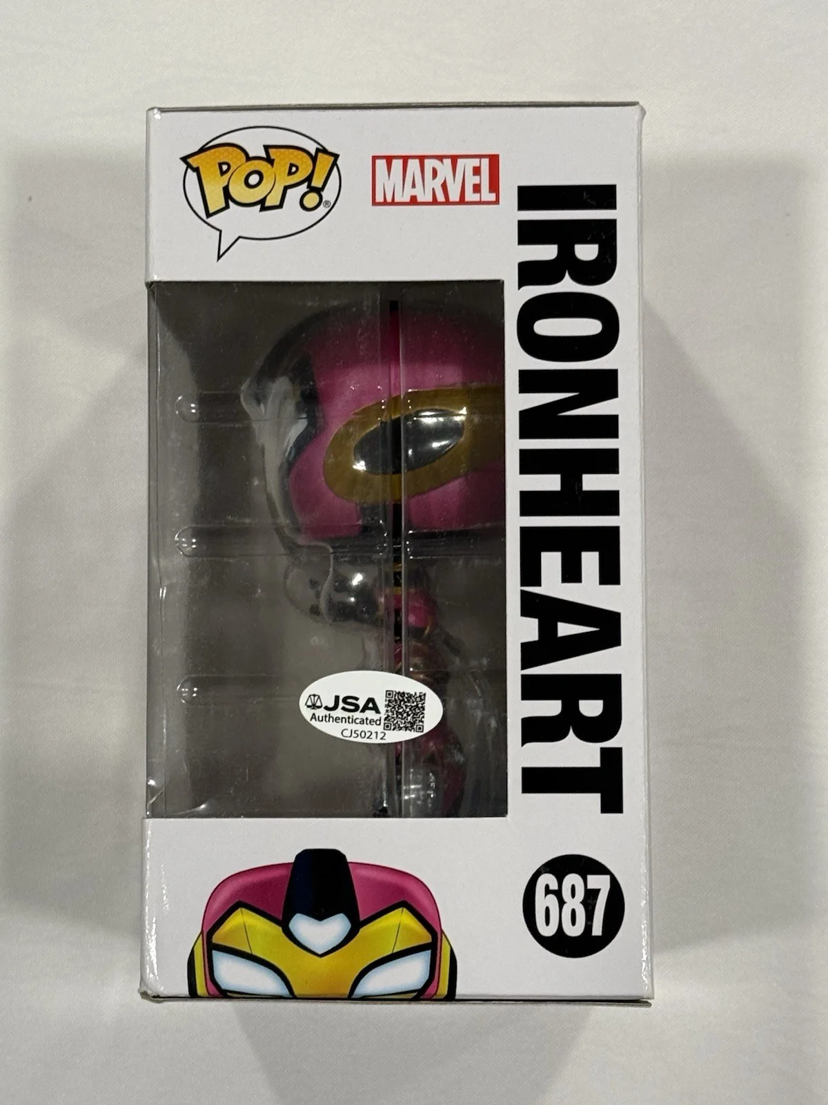 Dominique Thorne — Dominique Thorne Signed Marvel Ironheart Funko Pop! #687 JSA COA, image 4