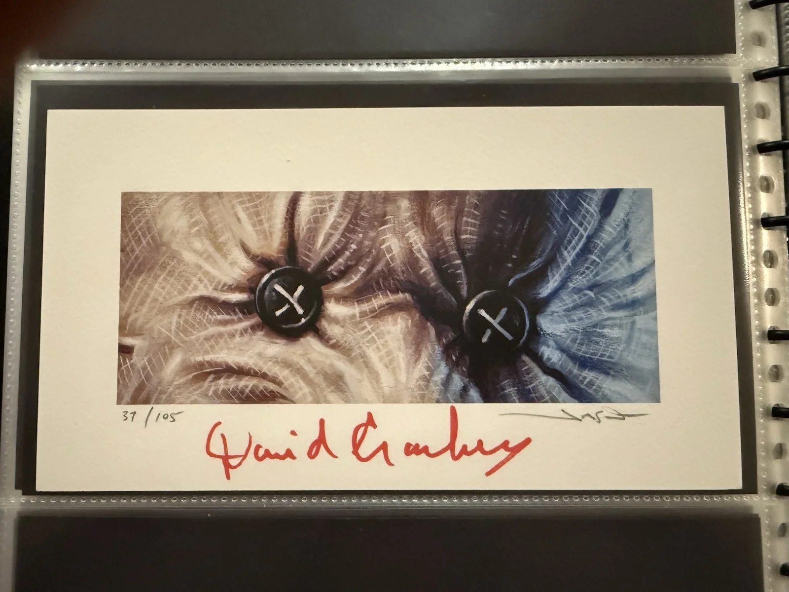 David Cronenberg — David Cronenberg signed Nightbreed Print By Jason Edmiston EWAF Beckett HOLO, image 2