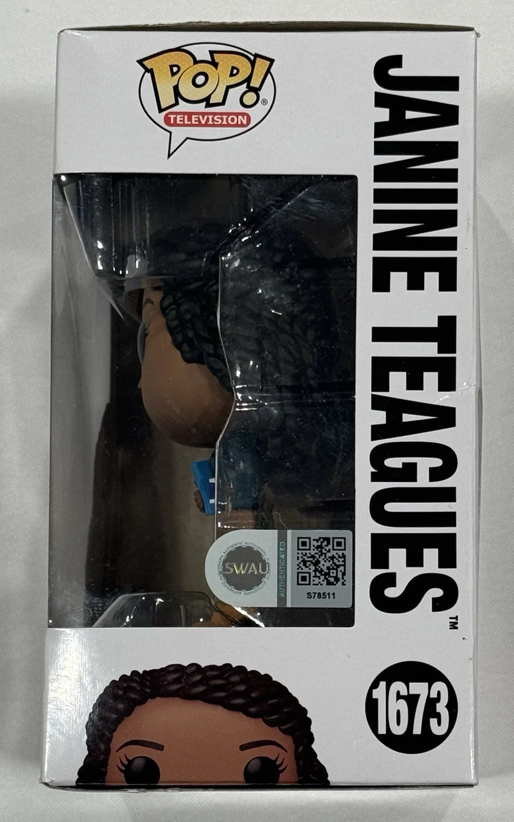 Quinta Brunson — Quinta Brunson Signed Janine Teagues Abbott Elementary Funko #1673 SWAU COA, изображение 3