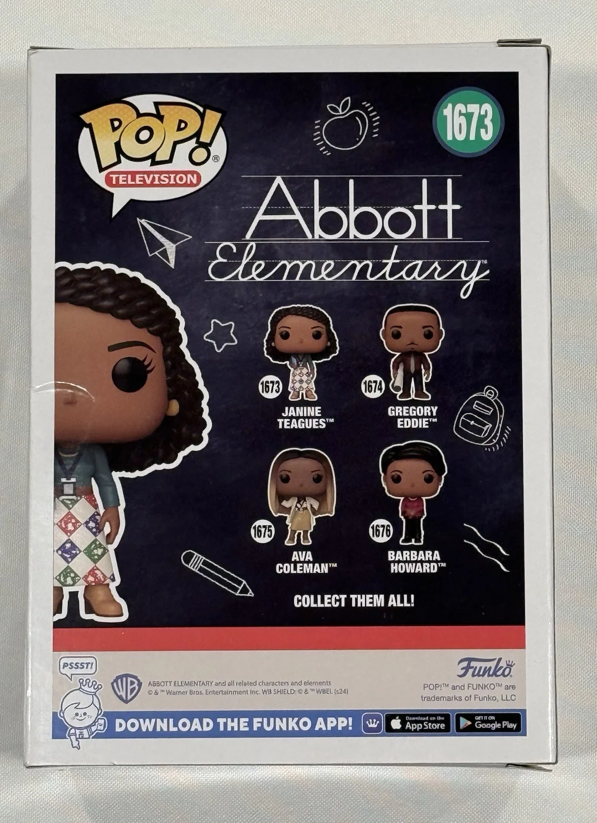 Quinta Brunson — Quinta Brunson Signed Janine Teagues Abbott Elementary Funko #1673 SWAU COA, изображение 5