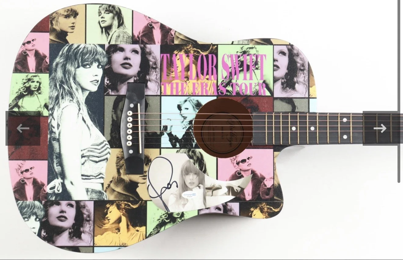Taylor Swift Autographed Original Guitar with Certificate of Authenticity ACOA, image 2