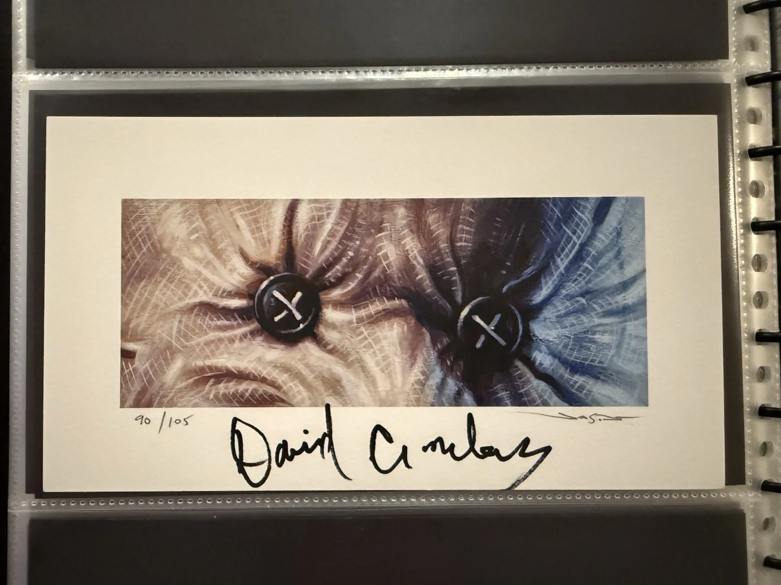 David Cronenberg — David Cronenberg signed Nightbreed Print By Jason Edmiston EWAF Beckett HOLO *, изображение 2