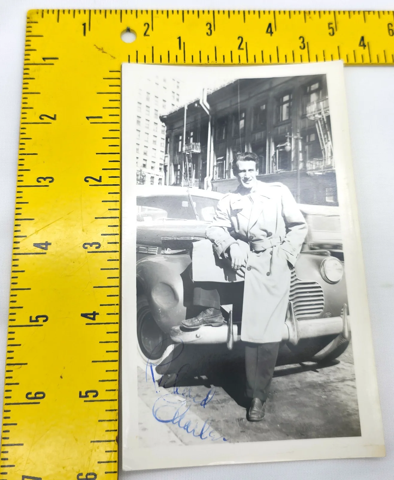 Richard Charles — Vintage B&W Hand Signed Candid Photo Autograph Richard Charles Vagabond King, изображение 5