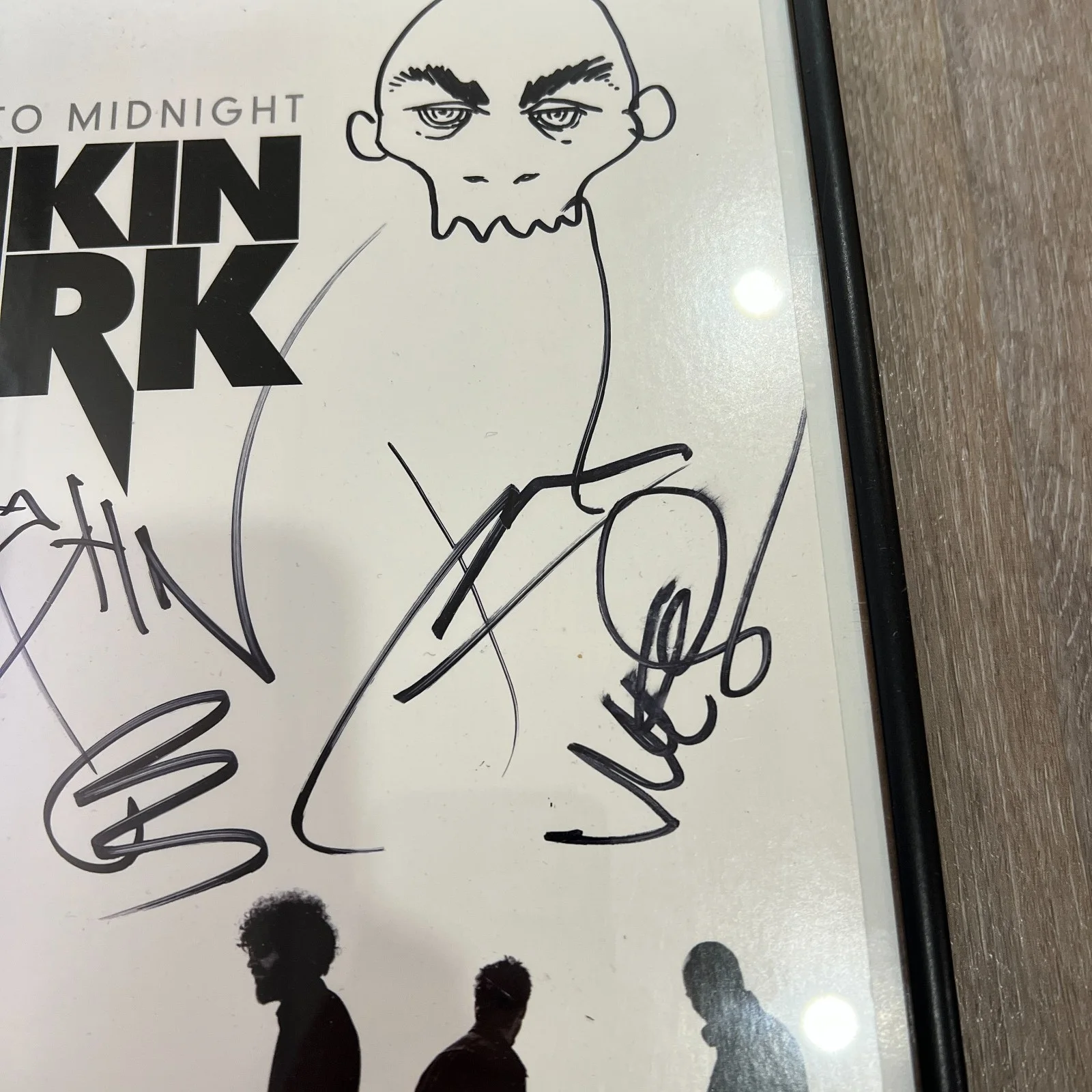 Linkin Park 'Minutes To Midnight' Signed x6 Band Flat Bennington Shinoda [JSA], image 4