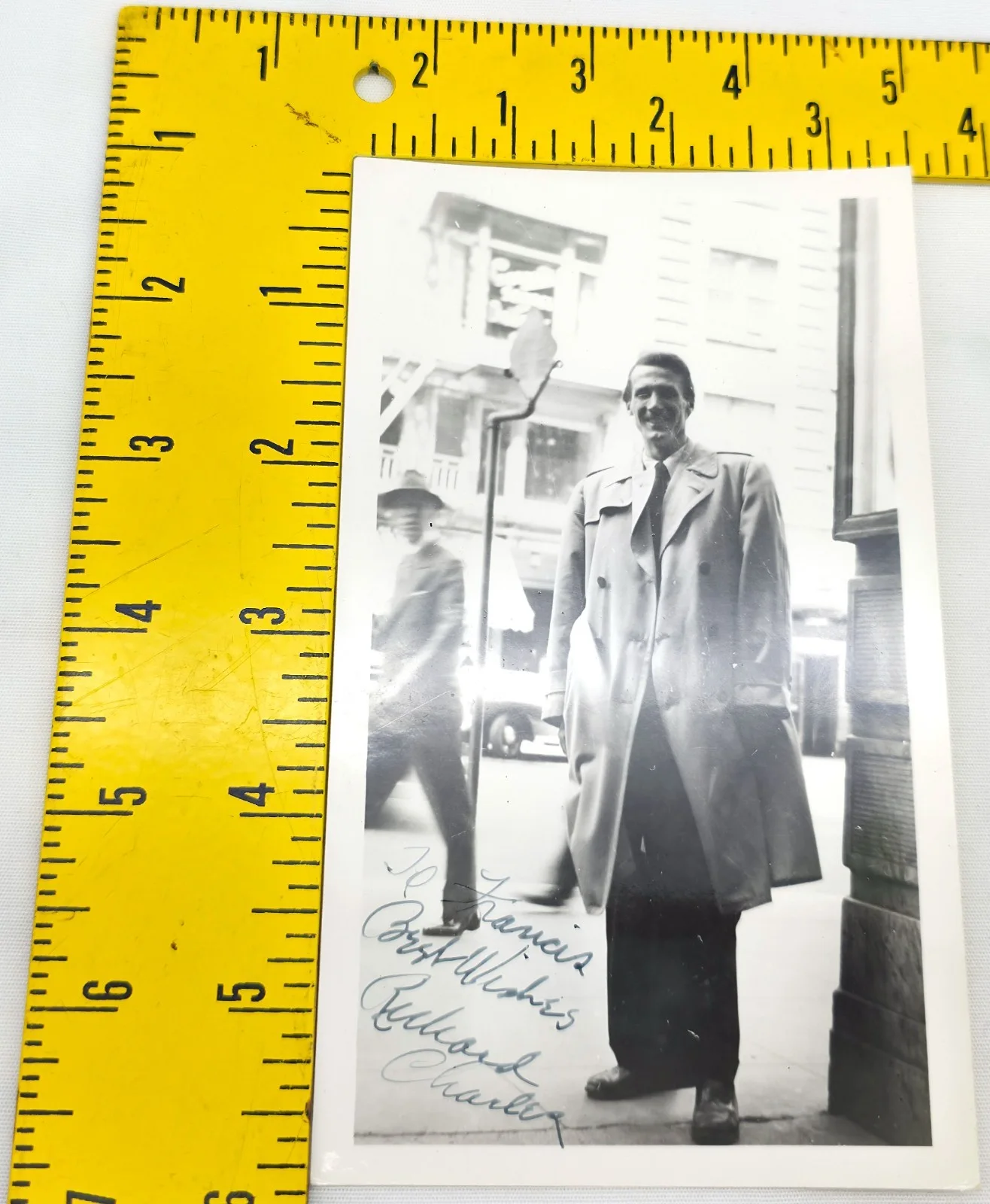 Richard Charles — Vintage 1950s B&W Hand Signed Candid Photo Autograph Richard Charles, image 4