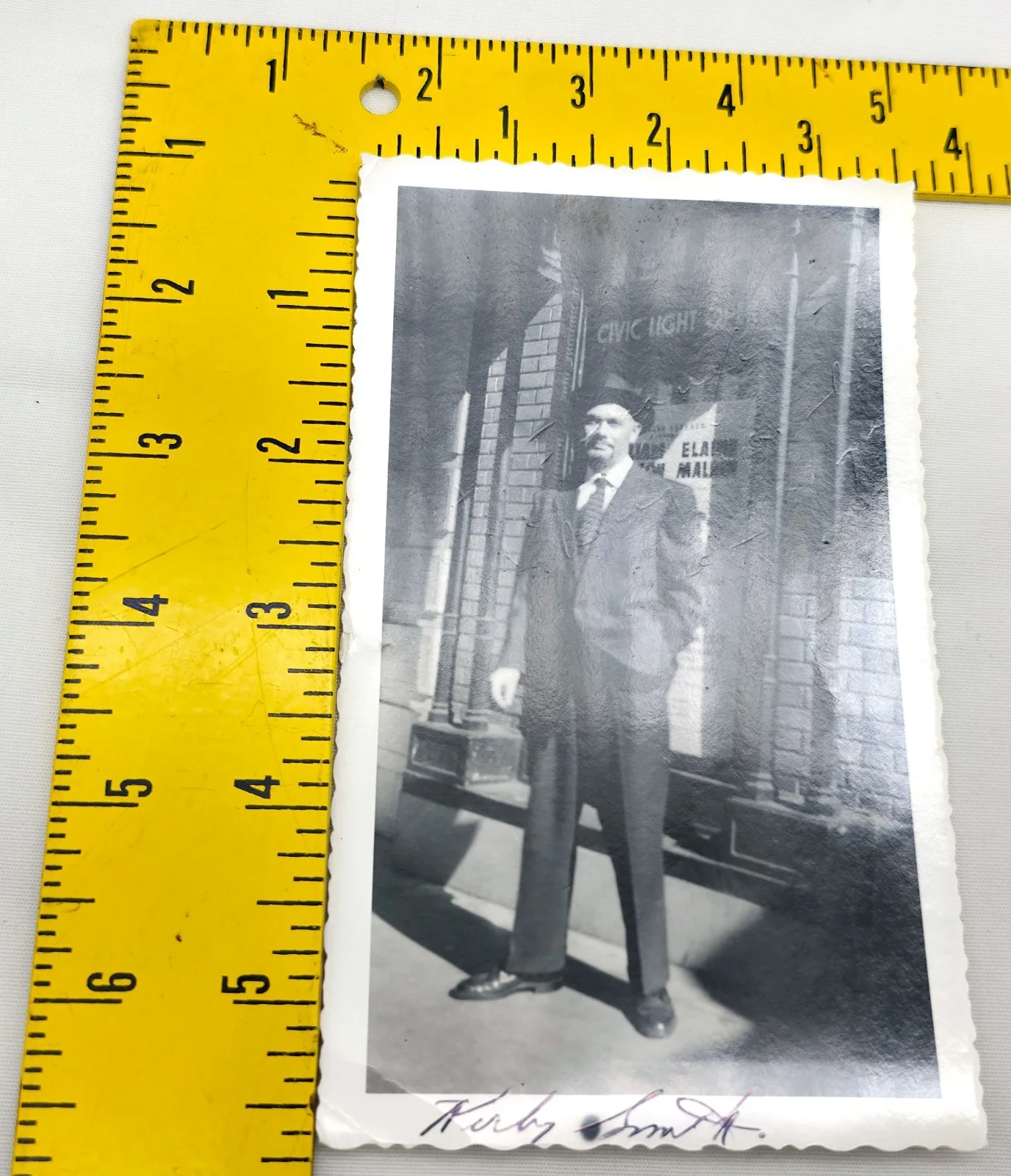 Kirby Smith — Vintage 1950s B&W Hand Signed Candid Photo Autograph Kirby Smith, изображение 4