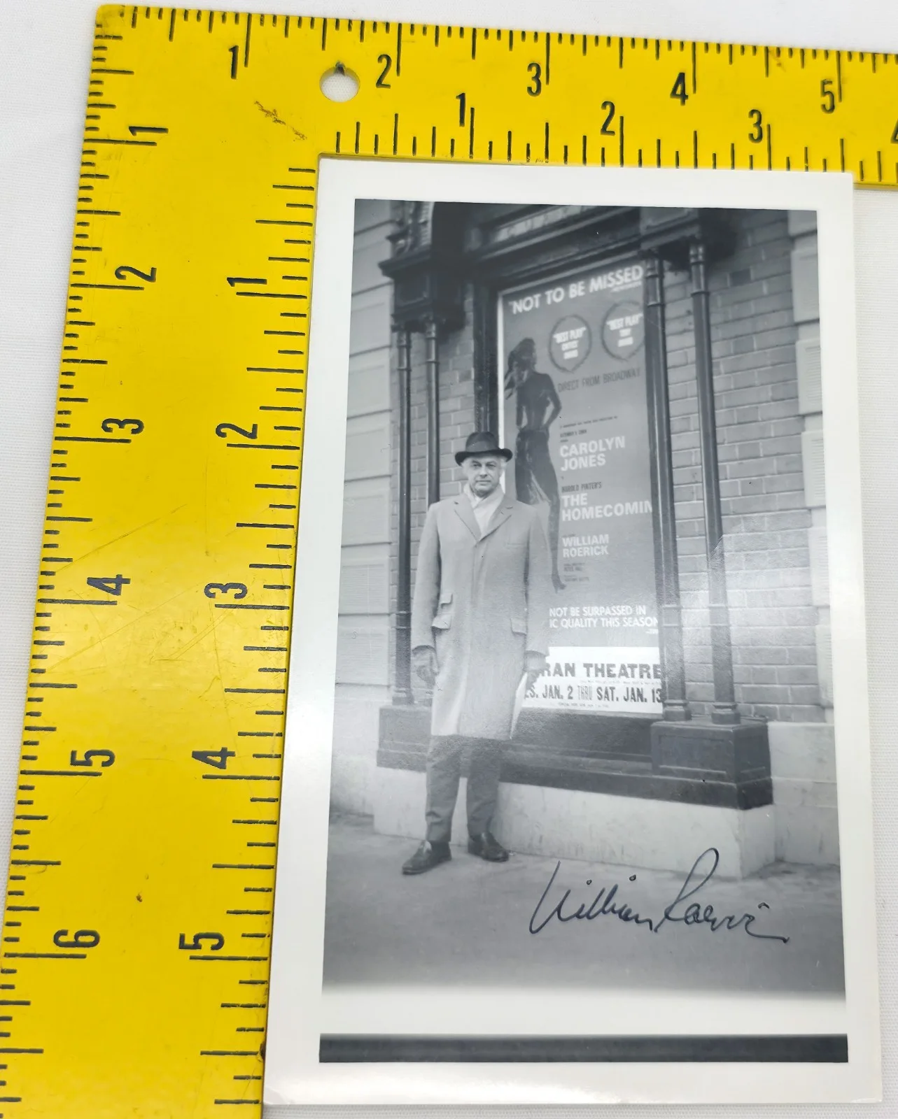 William Roerick — Vintage 1950s B&W Hand Signed Candid Photo Autograph William Roerick, изображение 4