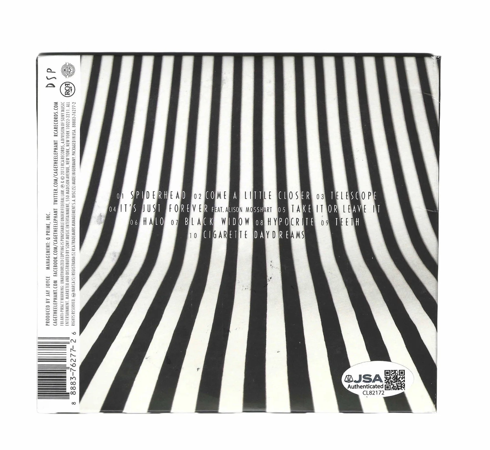 CAGE THE ELEPHANT BAND SIGNED MELOPHOBIA CD MATT SHULTZ + 3 w/JSA COA!, image 4