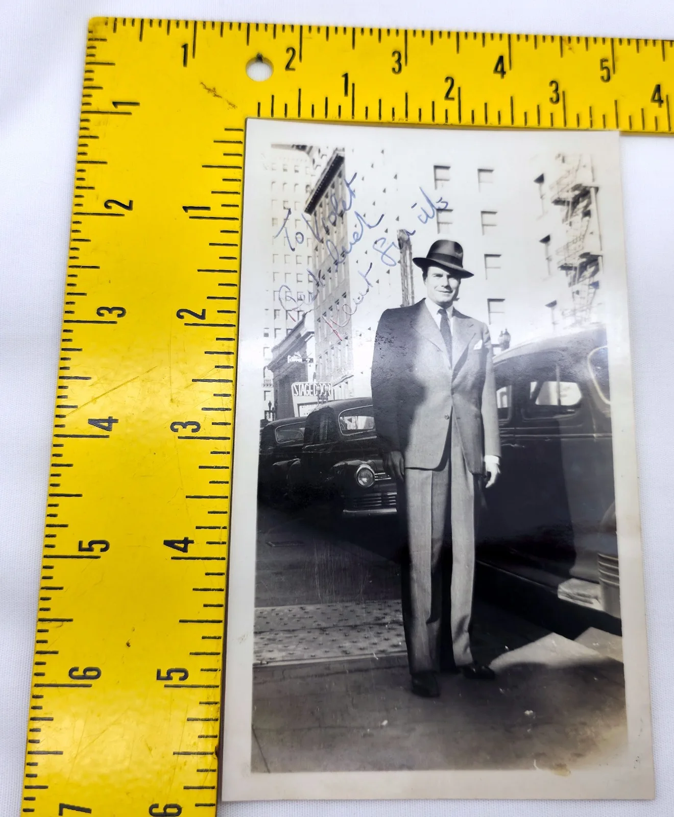 Kent Smith — Early Vintage 1950s B&W Hand Signed Candid Photo Autograph Kent Smith #2, изображение 4