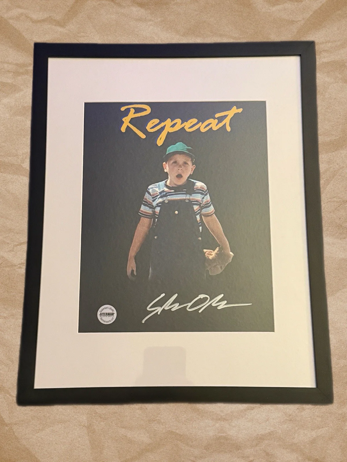 The Sandlot Cast Autographed 8x10 Framed Set (4) Squints Yeah-Yeah Repeat Timmy, image 3