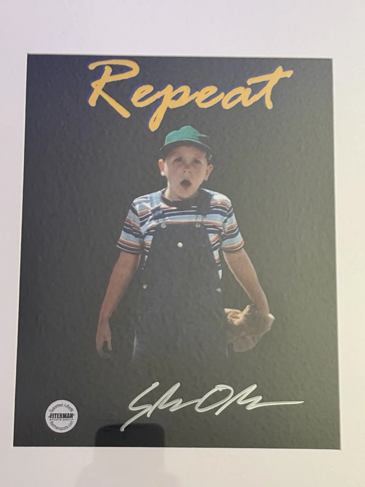 The Sandlot Cast Autographed 8x10 Framed Set (4) Squints Yeah-Yeah Repeat Timmy, image 4
