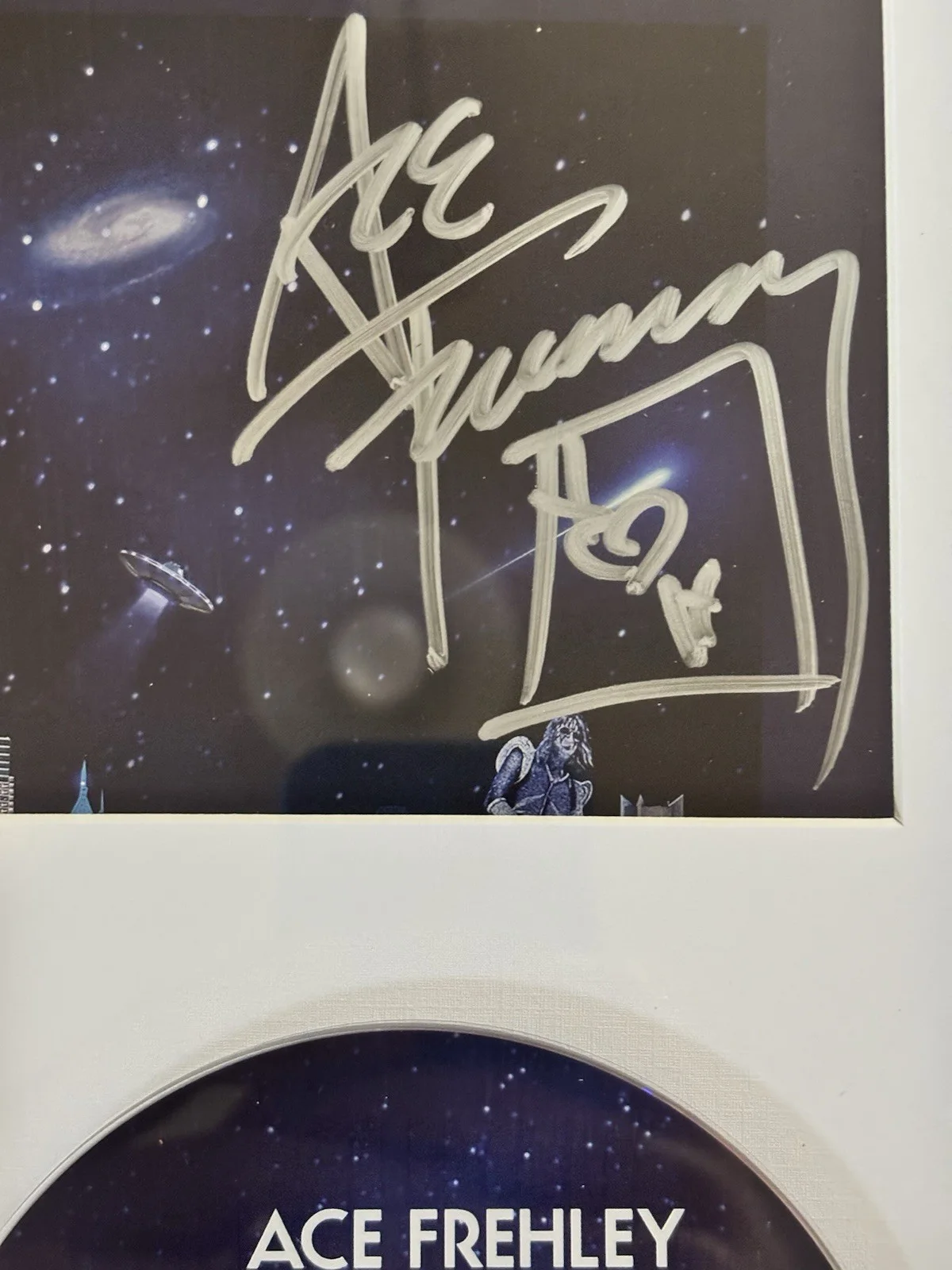 Ace Frehley Signed Origins Vol. 2 CD Framed JSA Authentic KISS, image 2