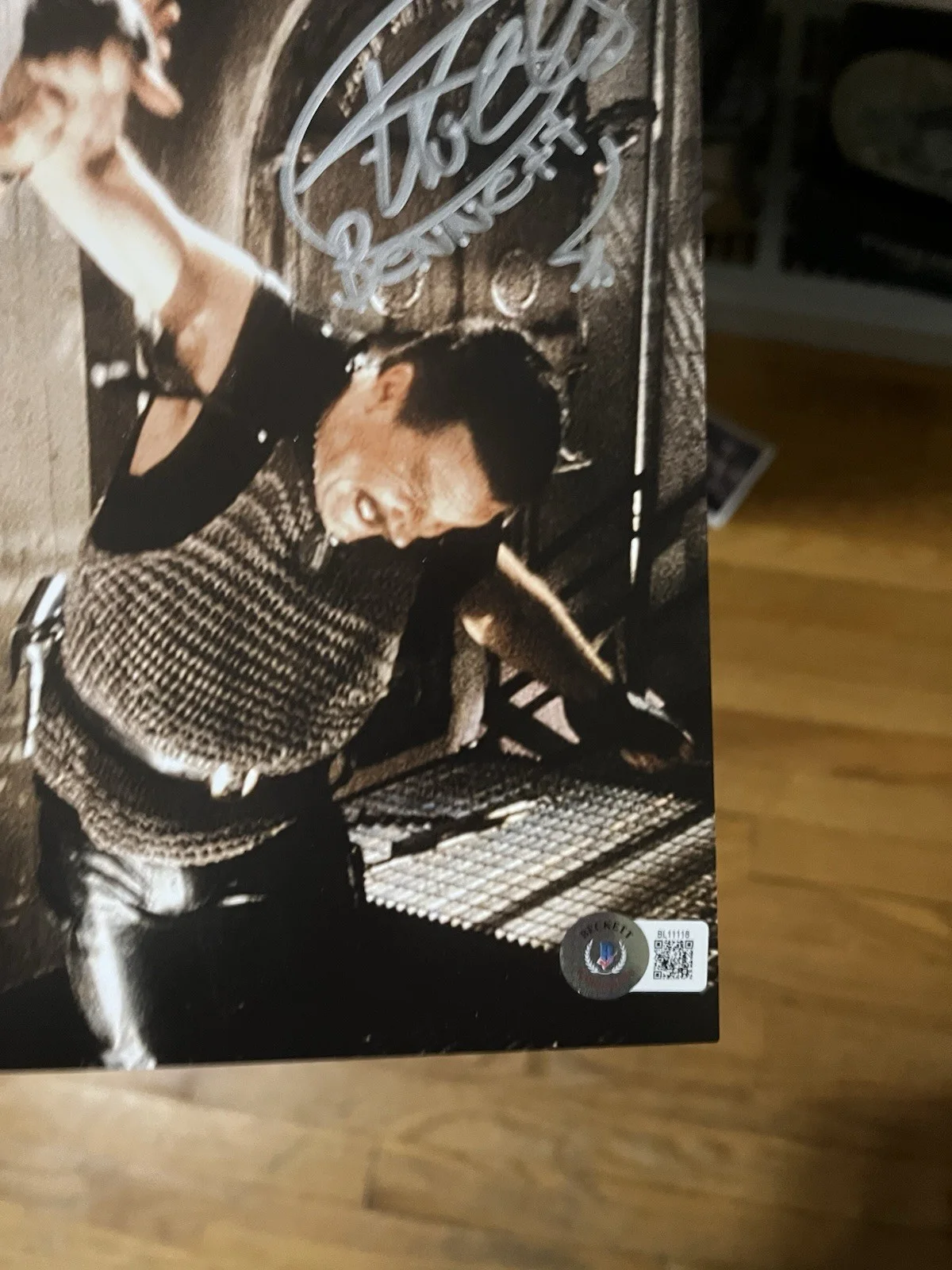 Autographed Vernon Wells Commando 8x10 Photo w/ Schwarzenegger Beckett Signed, изображение 3