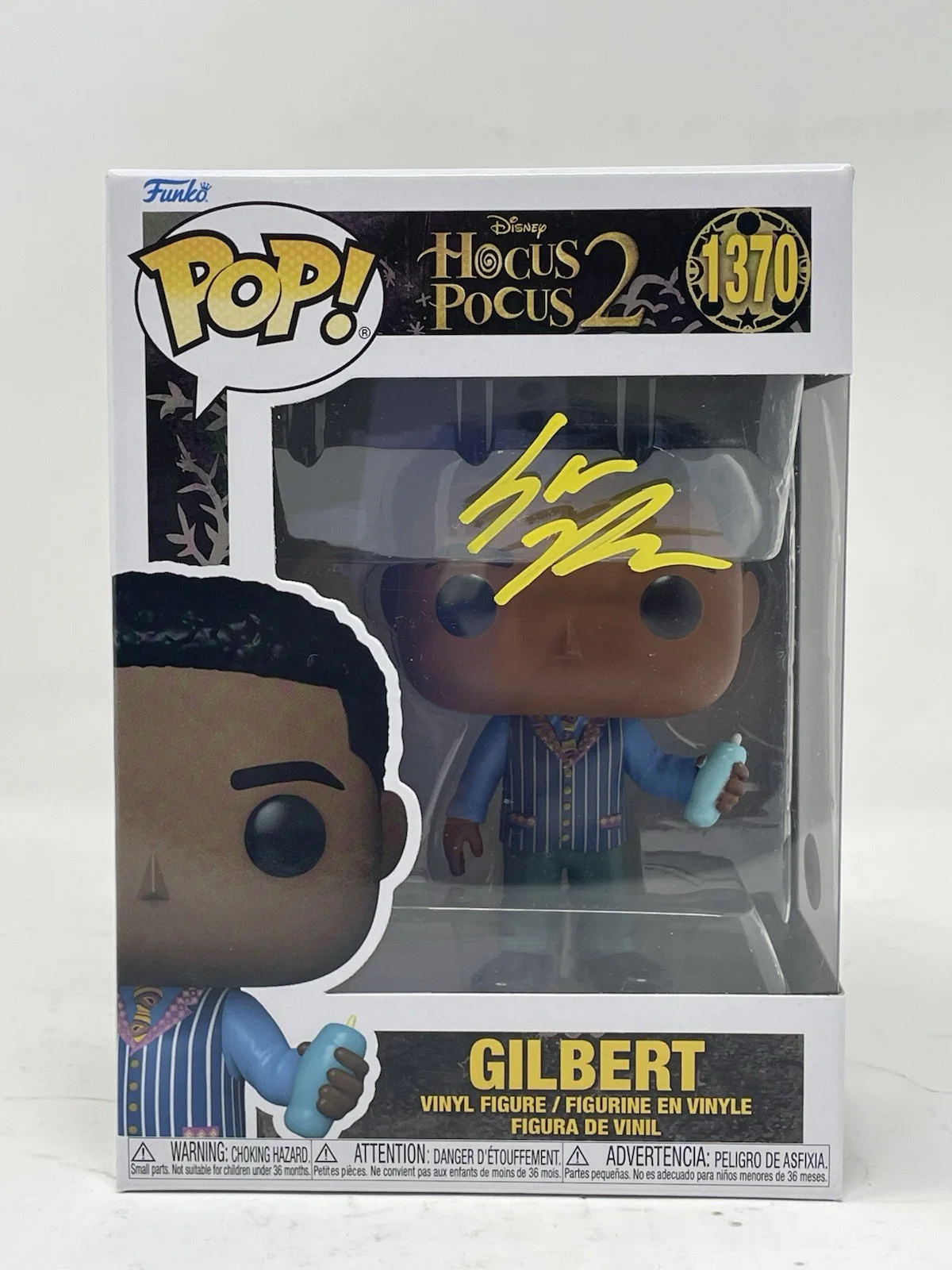 Sam Richardson — Sam Richardson "Hocus Pocus 2" Signed Gilbert Funko Pop #1370 Autograph ACOA COA, image 2