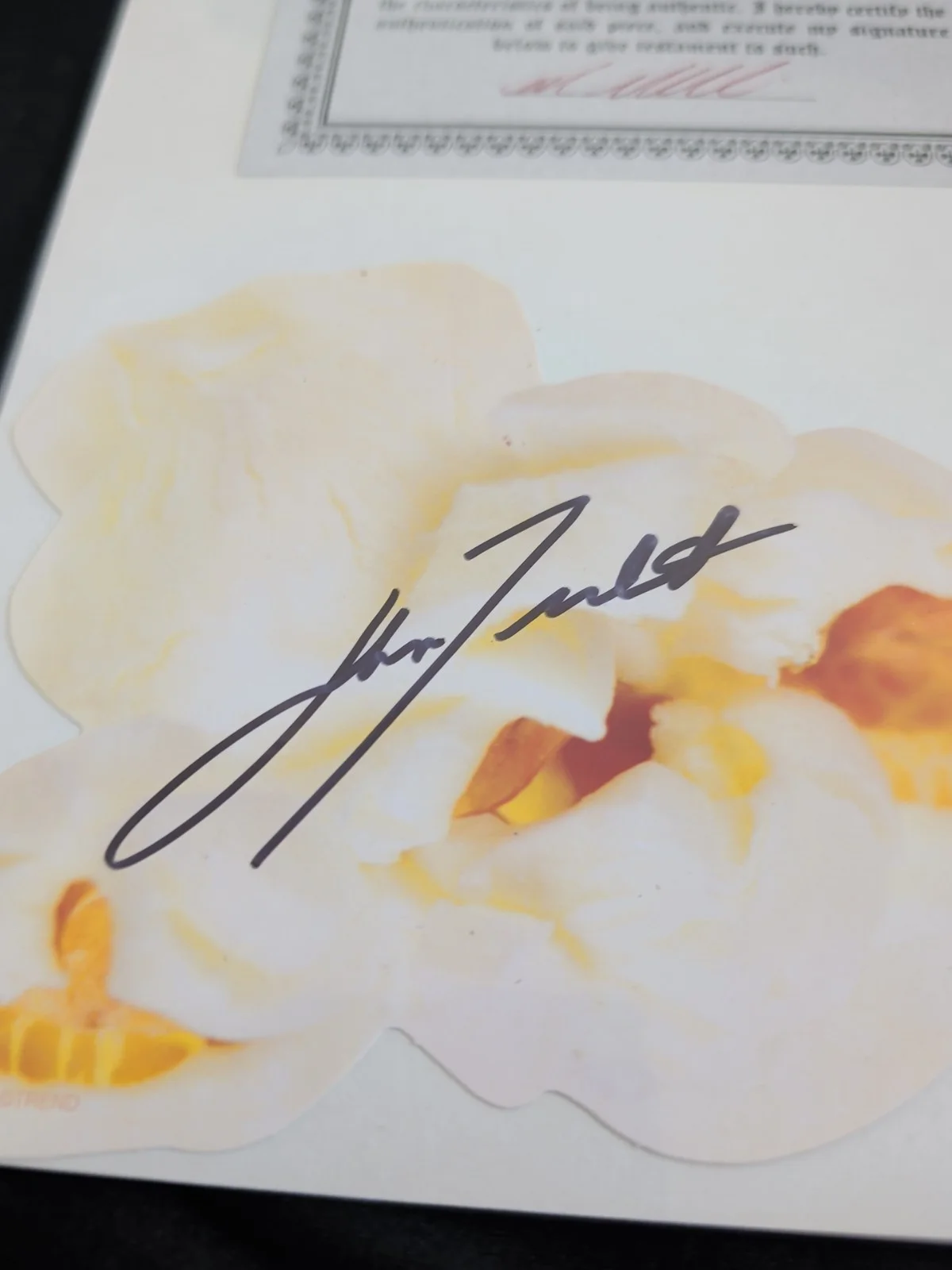 John travolta — JOHN TRAVOLTA 3x5 INDEX CARD AUTOGRAPH - GREASE, image 3