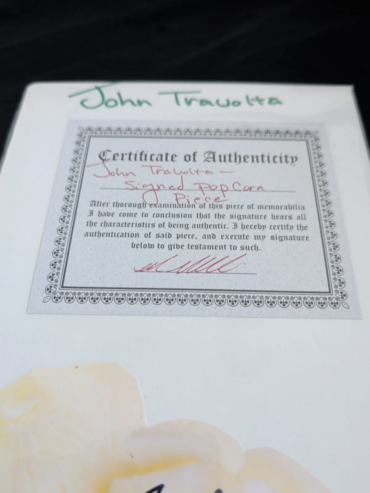 John travolta — JOHN TRAVOLTA 3x5 INDEX CARD AUTOGRAPH - GREASE, image 4