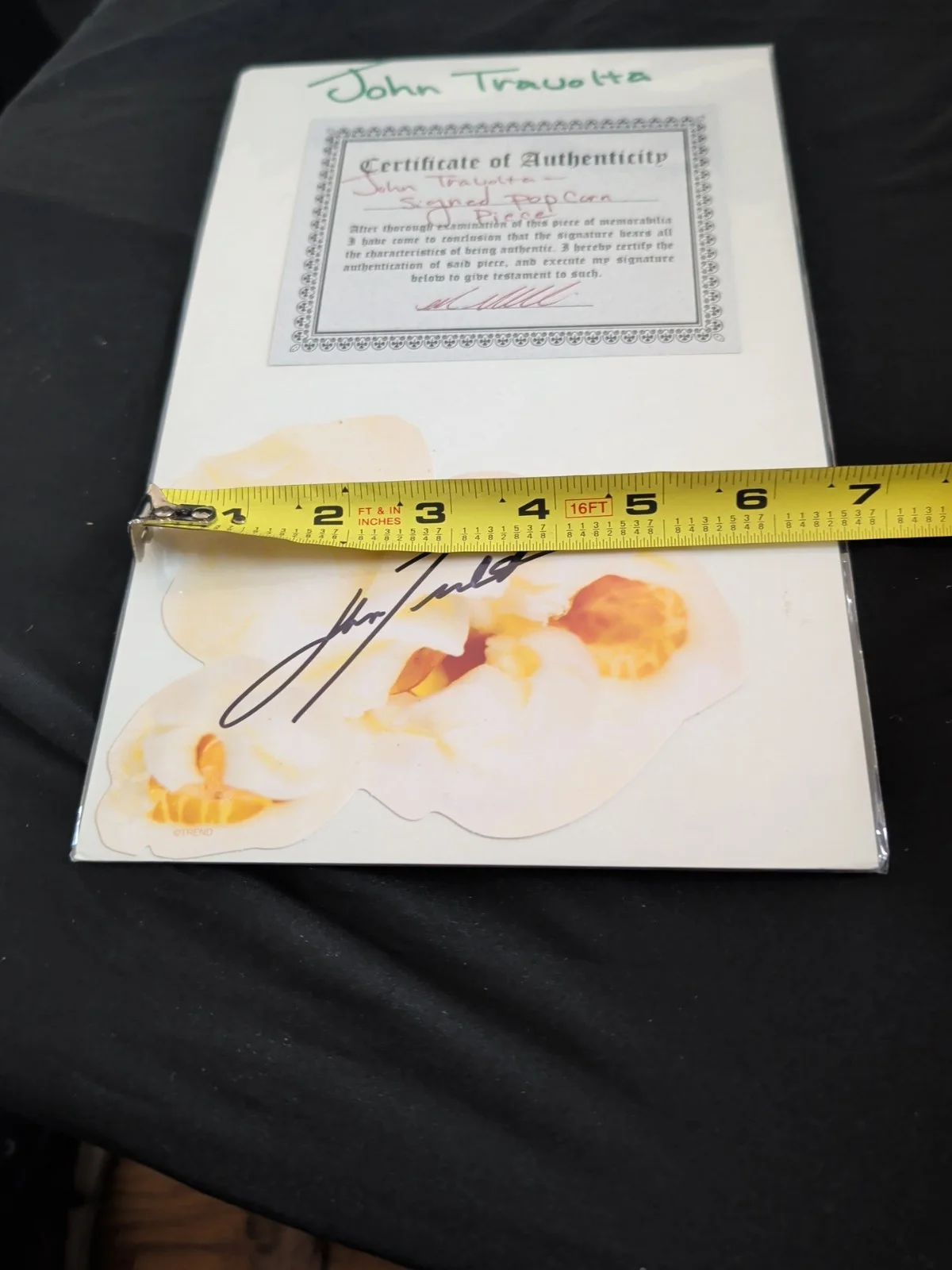 John travolta — JOHN TRAVOLTA 3x5 INDEX CARD AUTOGRAPH - GREASE, image 5