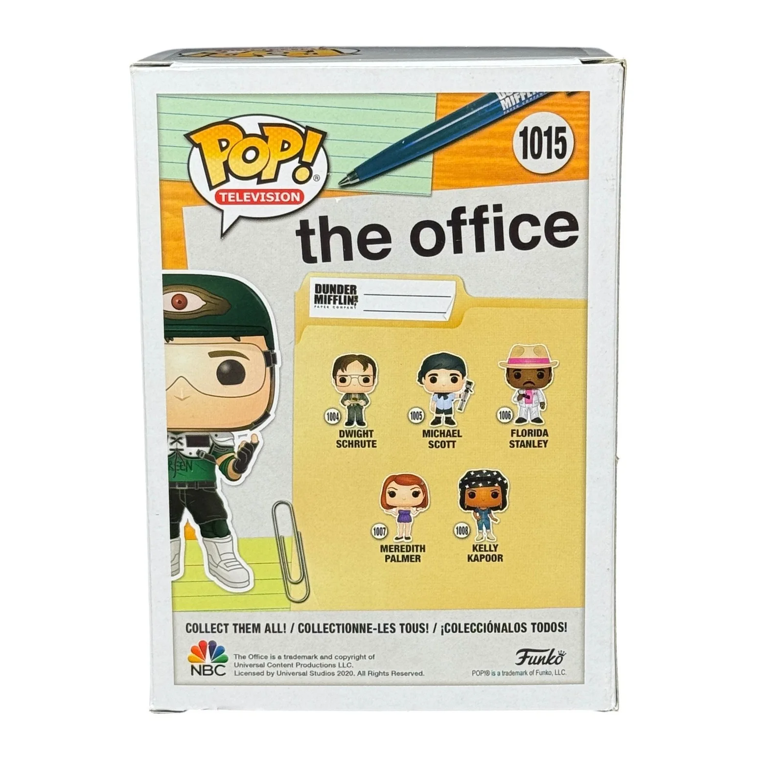 Rainn Wilson — Rainn Wilson Signed Dwight Schrute Funko Pop 1015 Office Autograph Beckett COA, image 3
