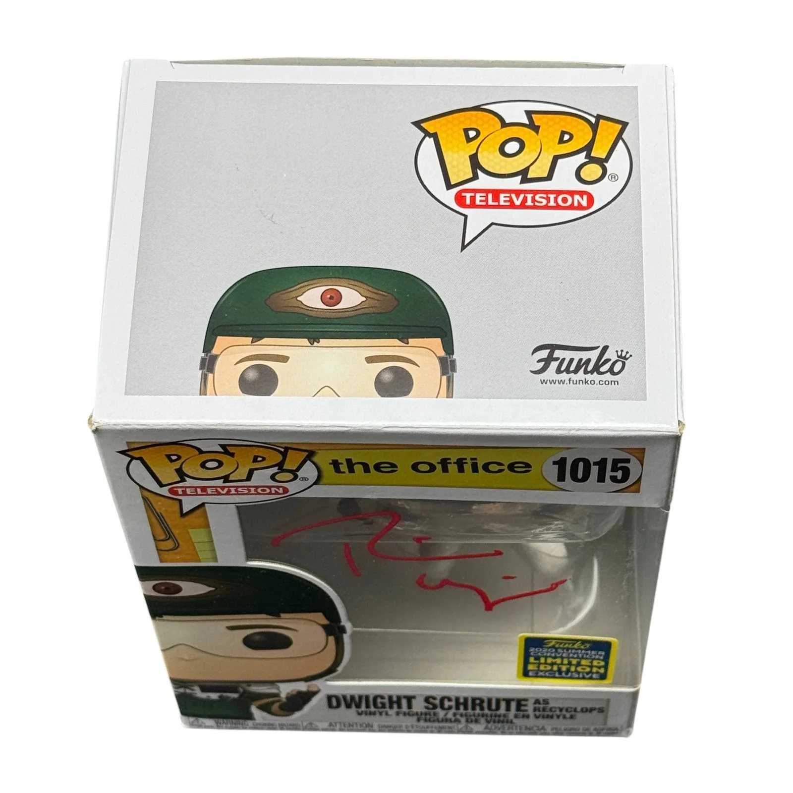 Rainn Wilson — Rainn Wilson Signed Dwight Schrute Funko Pop 1015 Office Autograph Beckett COA, image 5