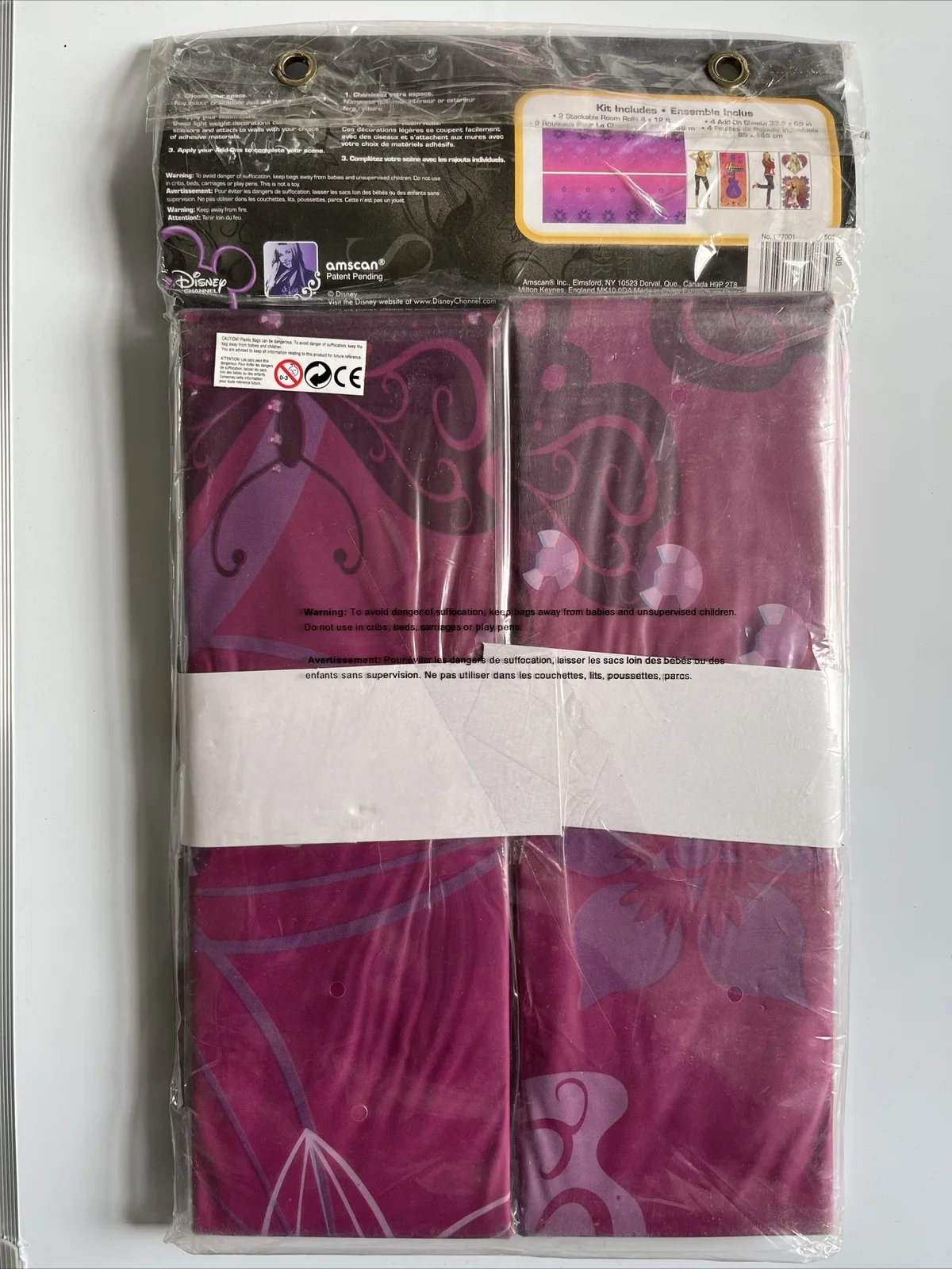 Hannah Montana Disney Giant Decorating Kit, Y2K, Miley Cyrus, New, Sealed, изображение 3