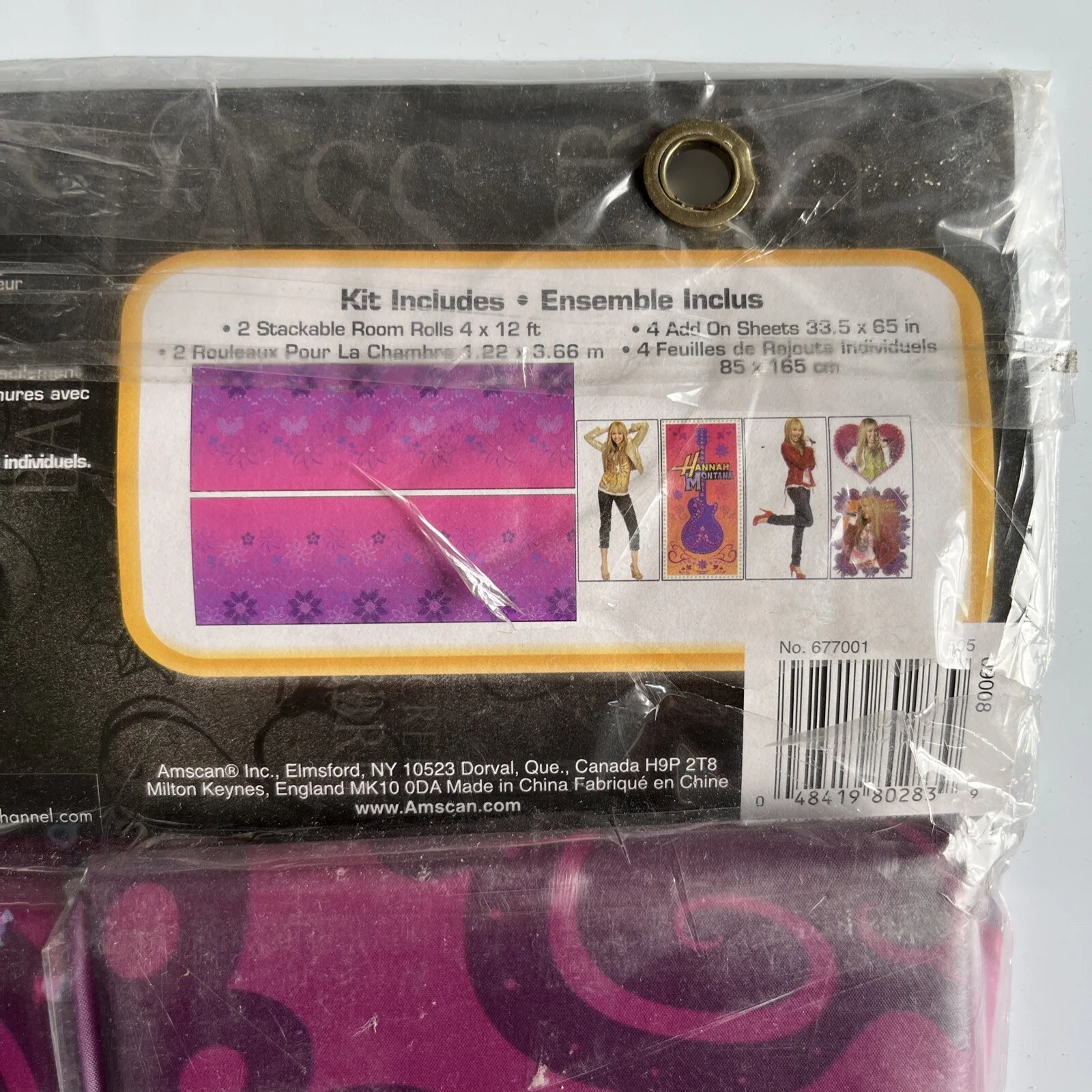 Hannah Montana Disney Giant Decorating Kit, Y2K, Miley Cyrus, New, Sealed, изображение 5