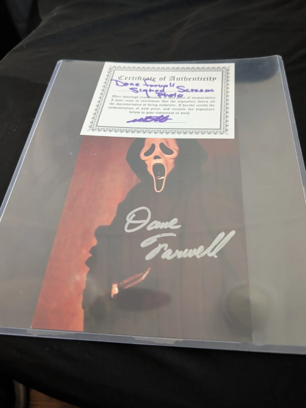 Dane Farwell — DANE FARWELL SIGNED AUTOGRAPHED 5x7 PHOTO GHOSTFACE SCREAM, image 4