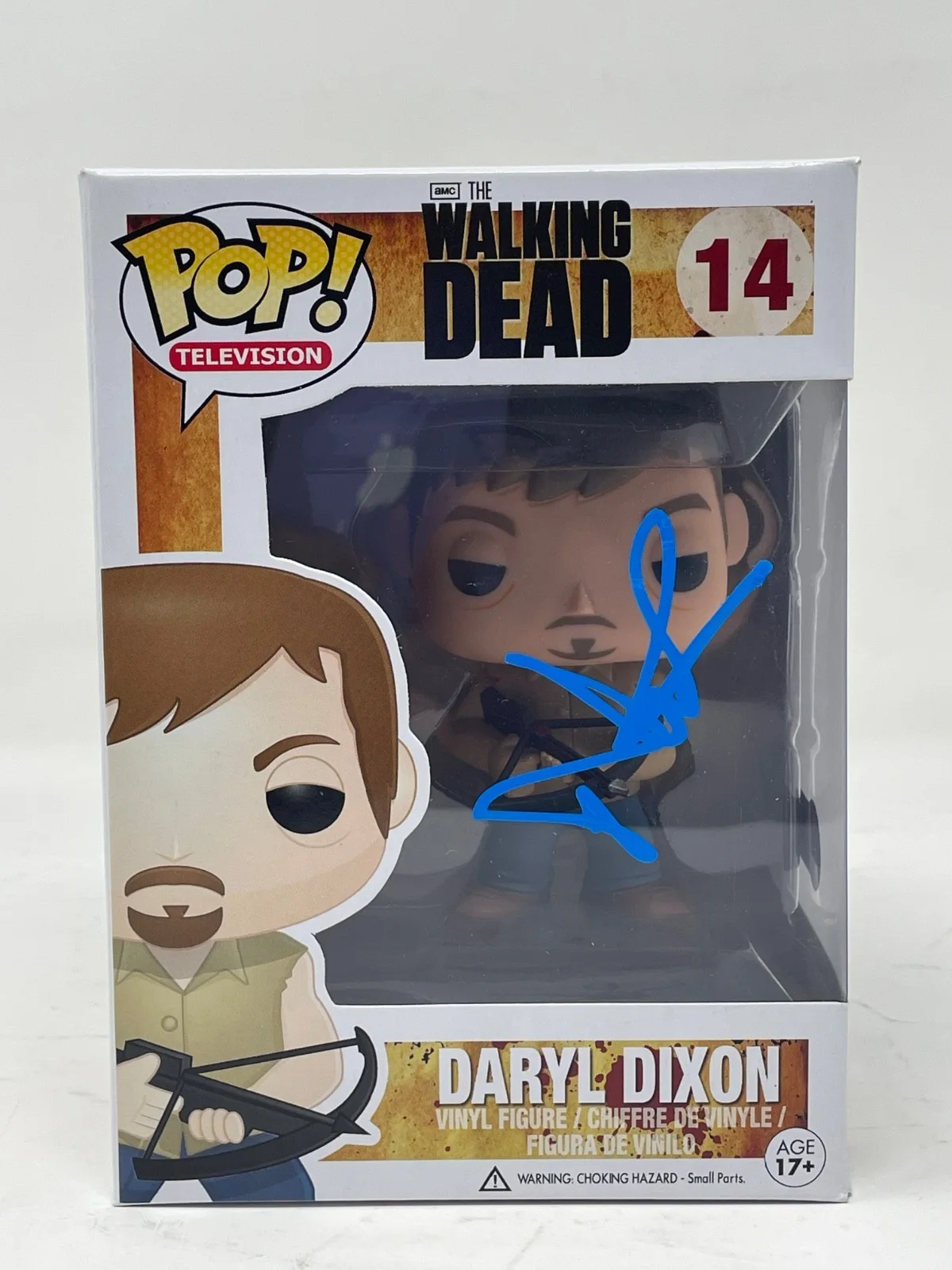 Norman Reedus — Norman Reedus The Walking Dead Signed Autograph Daryl Dixon Funko Pop 14 Beckett, изображение 2