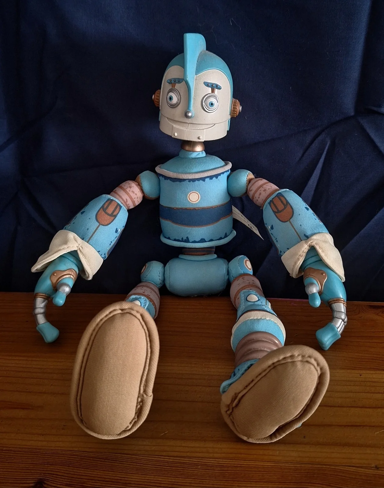 Rare 2004 Robots 14" Rodney Copperbottom Fender Pinwheel Plush & Hard Head Dolls, image 5