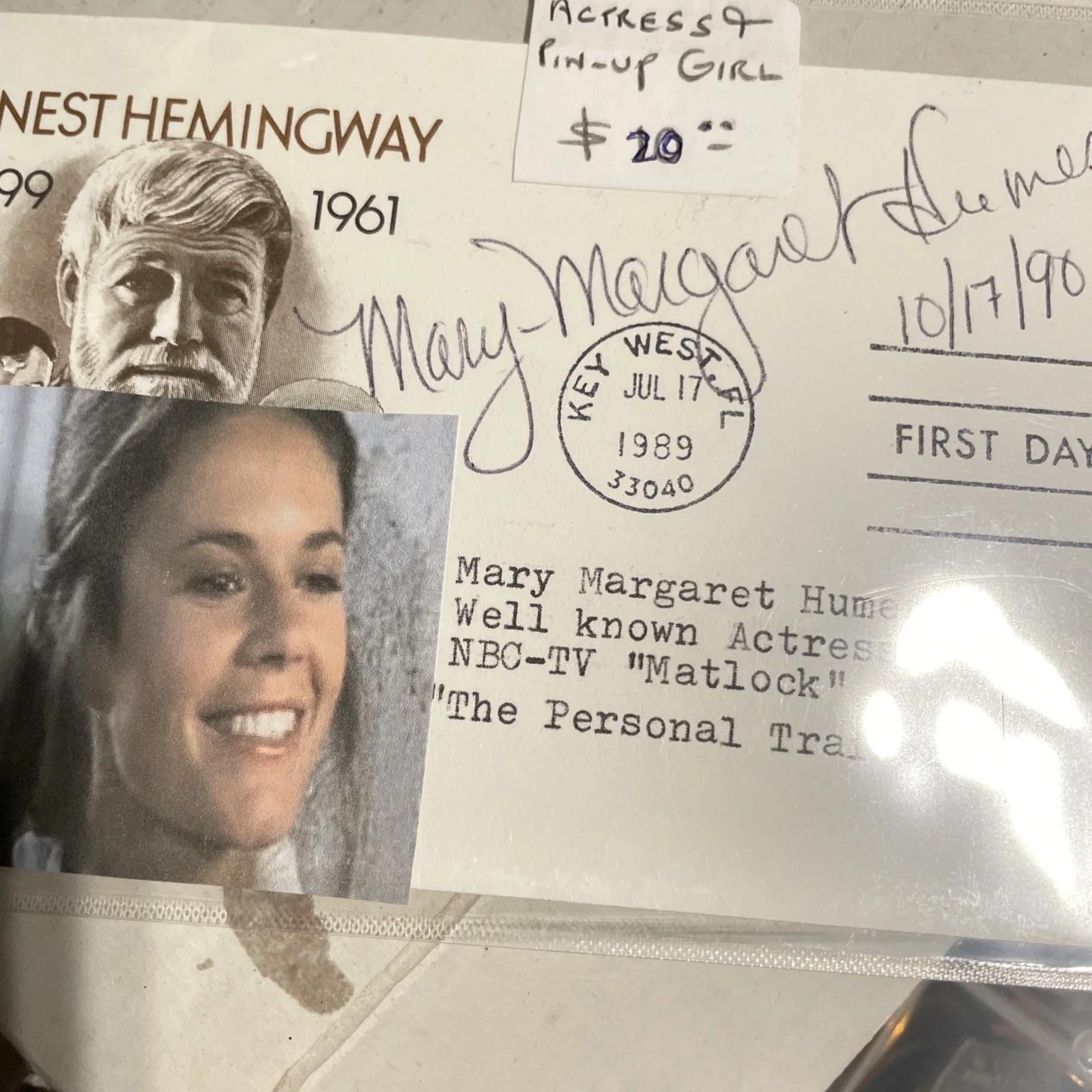 Mary Margaret Humes SIGNED Photo Movie TV Actress Matlock, изображение 4