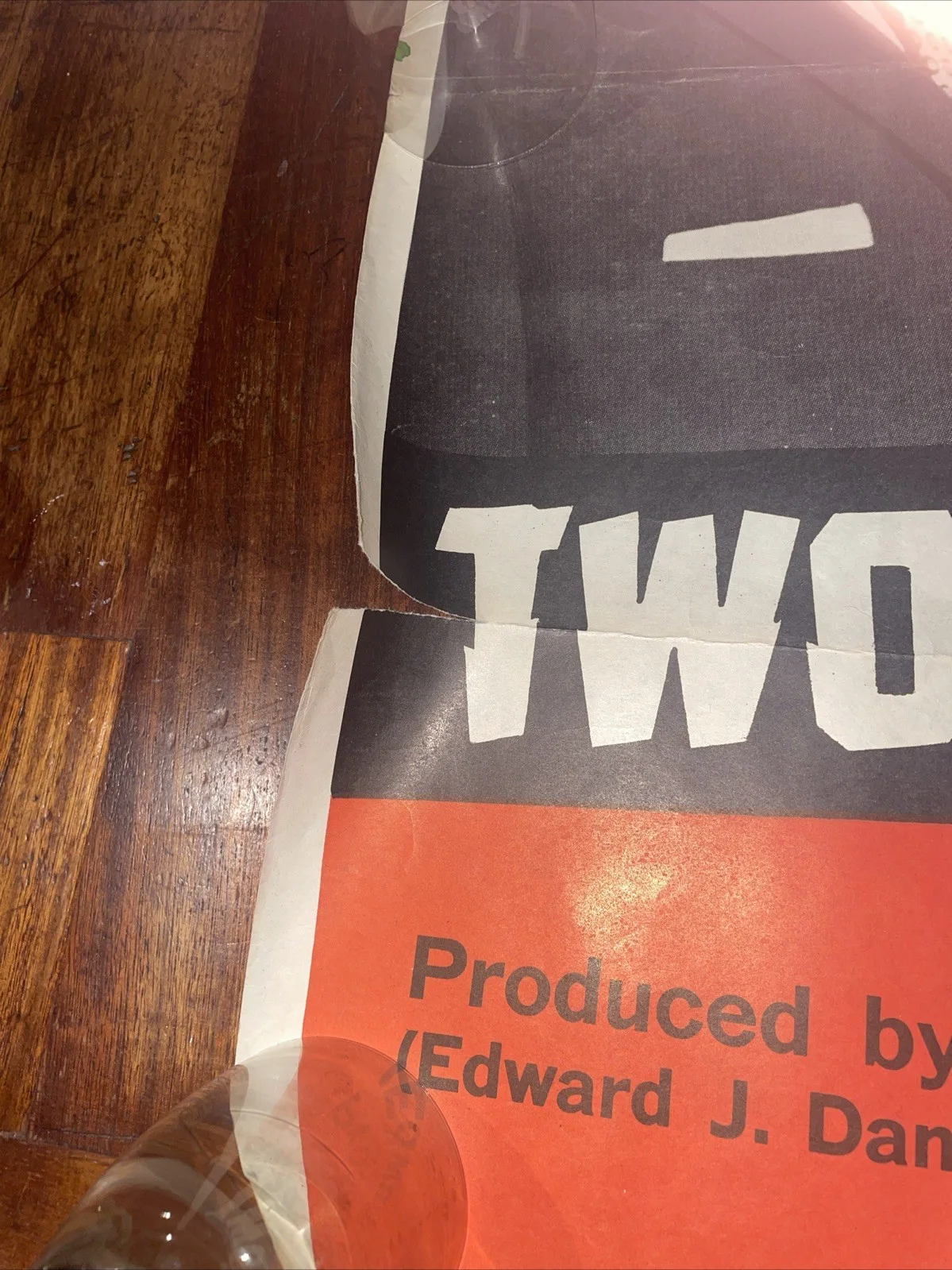 Original 1961 Film/ Movie Poster For Two wives At one wedding’ 100 Cms X 76 Cms, image 3