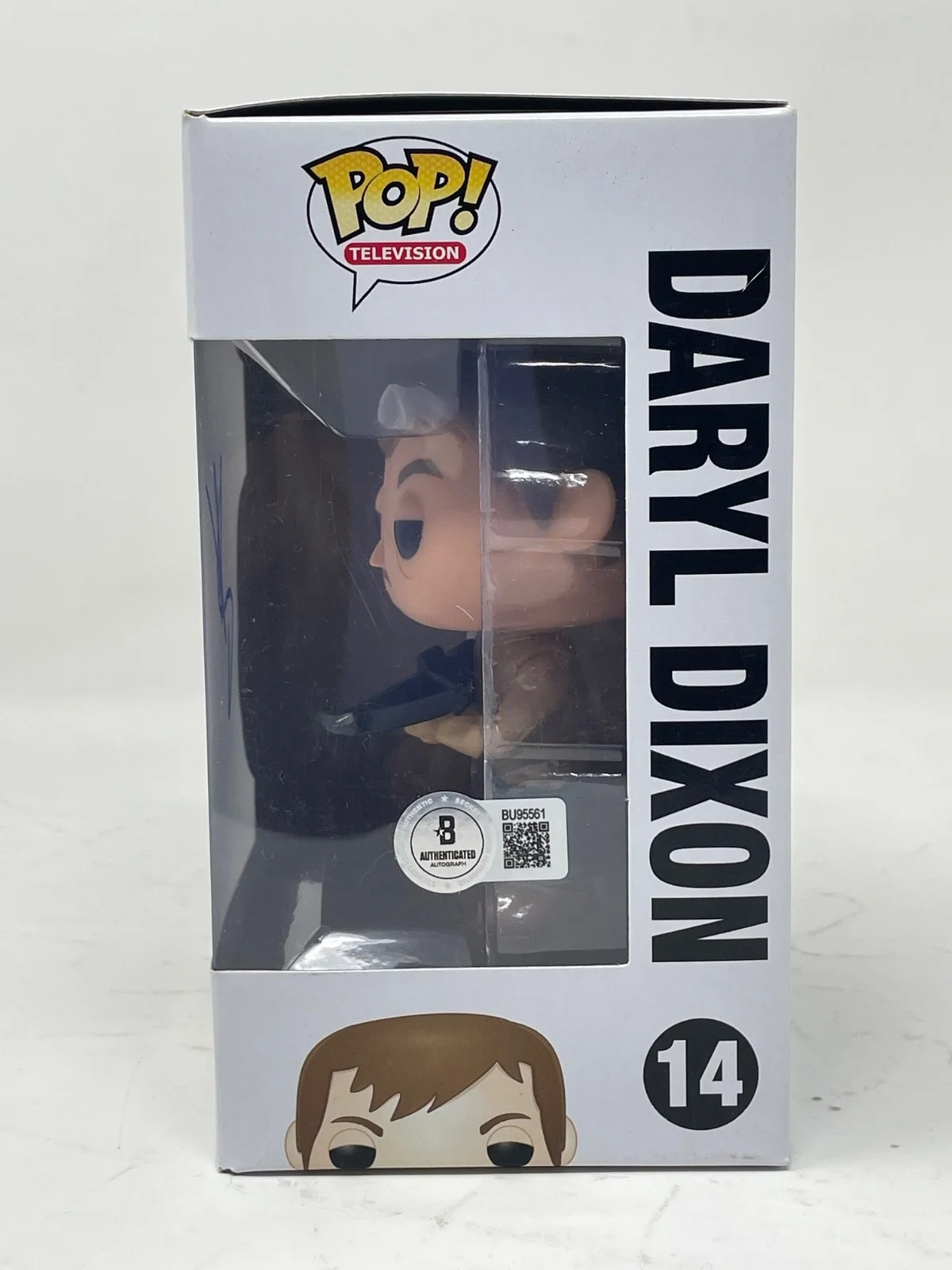 Norman Reedus — Norman Reedus Signed The Walking Dead Daryl Dixon Funko Pop 14 Autograph BAS COA, изображение 2