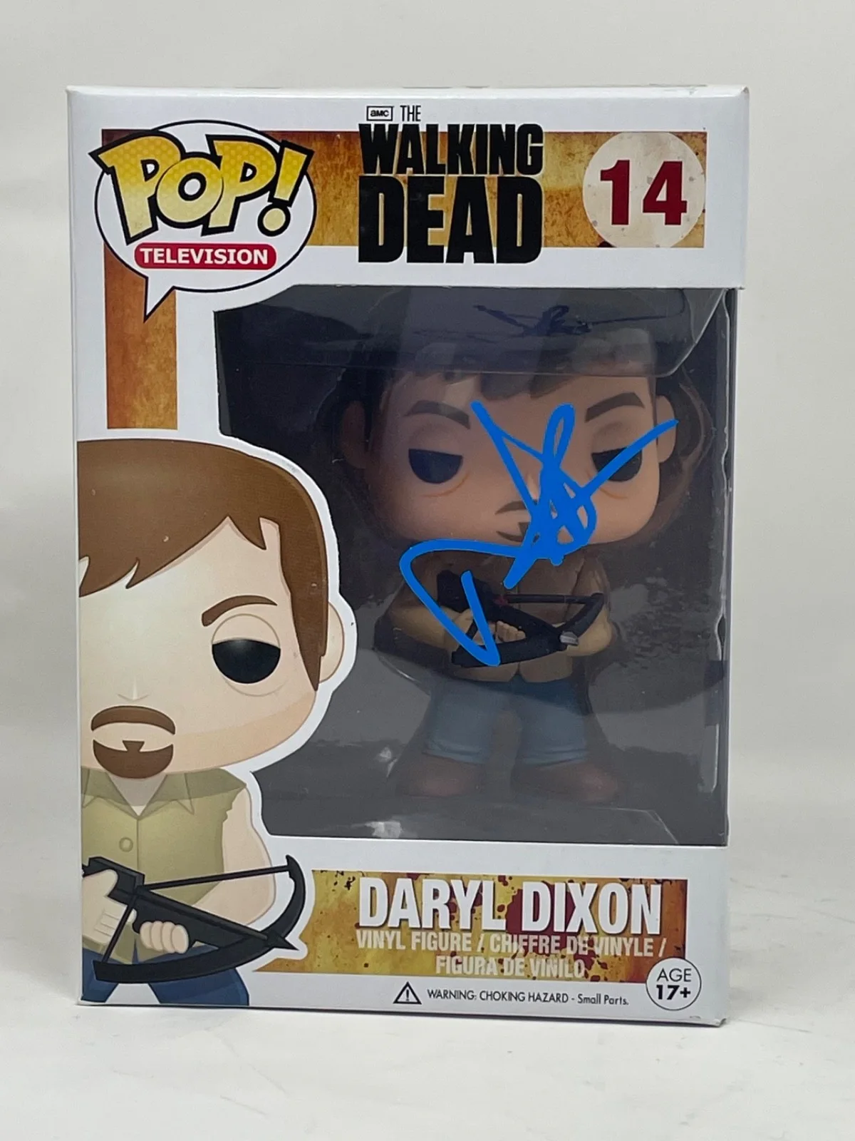 Norman Reedus — Norman Reedus Signed The Walking Dead Daryl Dixon Funko Pop 14 Autograph BAS COA, изображение 3