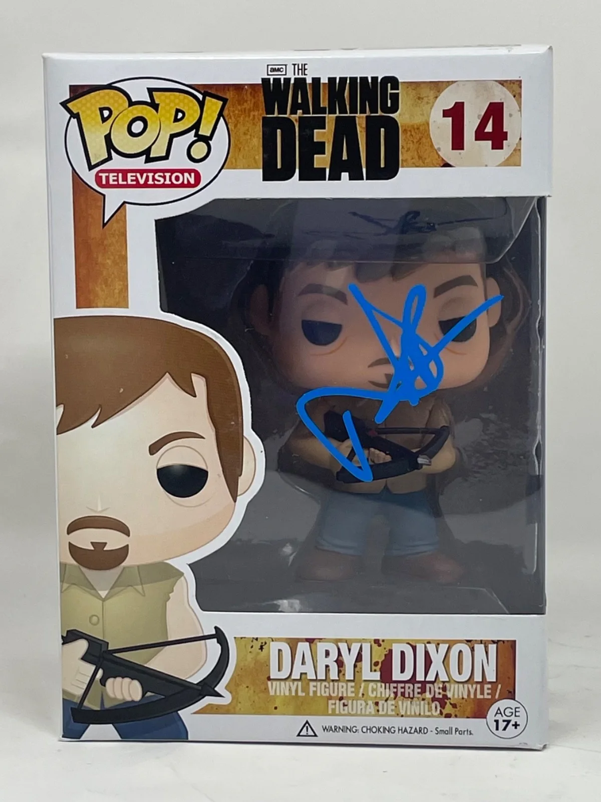Norman Reedus — Norman Reedus Signed The Walking Dead Daryl Dixon Funko Pop 14 Autograph BAS COA, изображение 4
