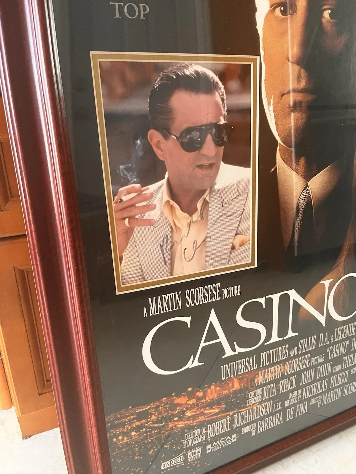 Robert De Niro’Casino’poster SIGNED, image 2